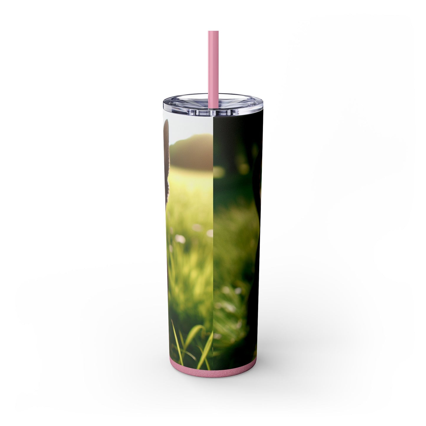 Scottish Terrier Skinny Tumbler with Straw, 20oz