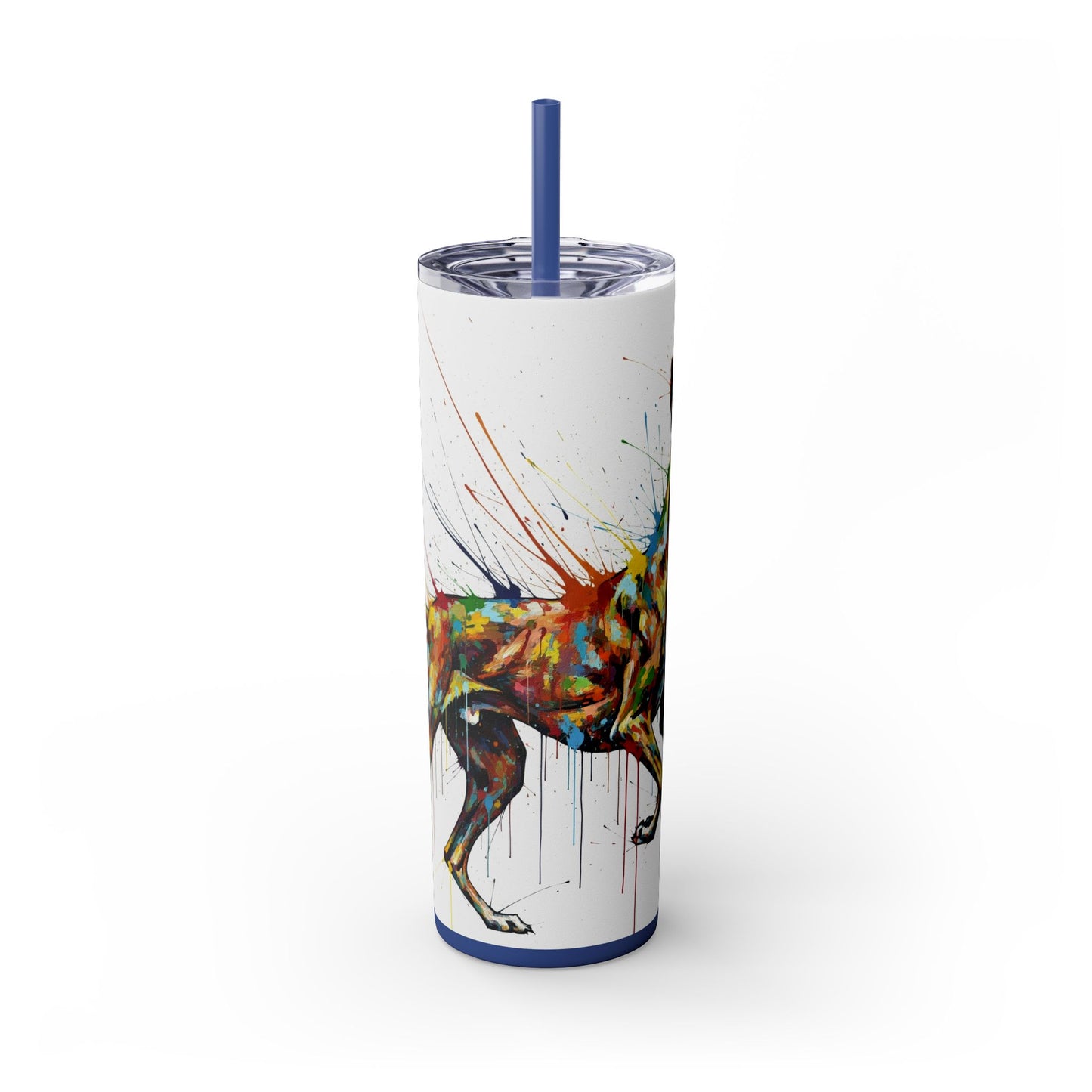 Azawakh Tumbler with Straw, 20oz