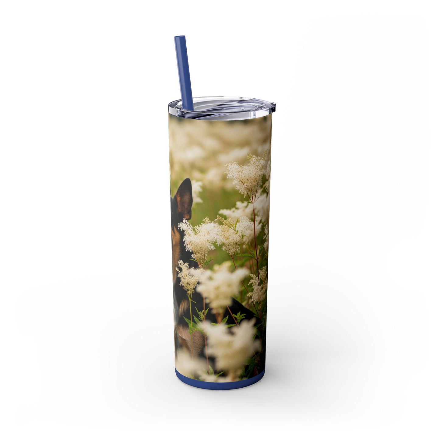 Lancashire Heeler Tumbler with Straw, 20oz