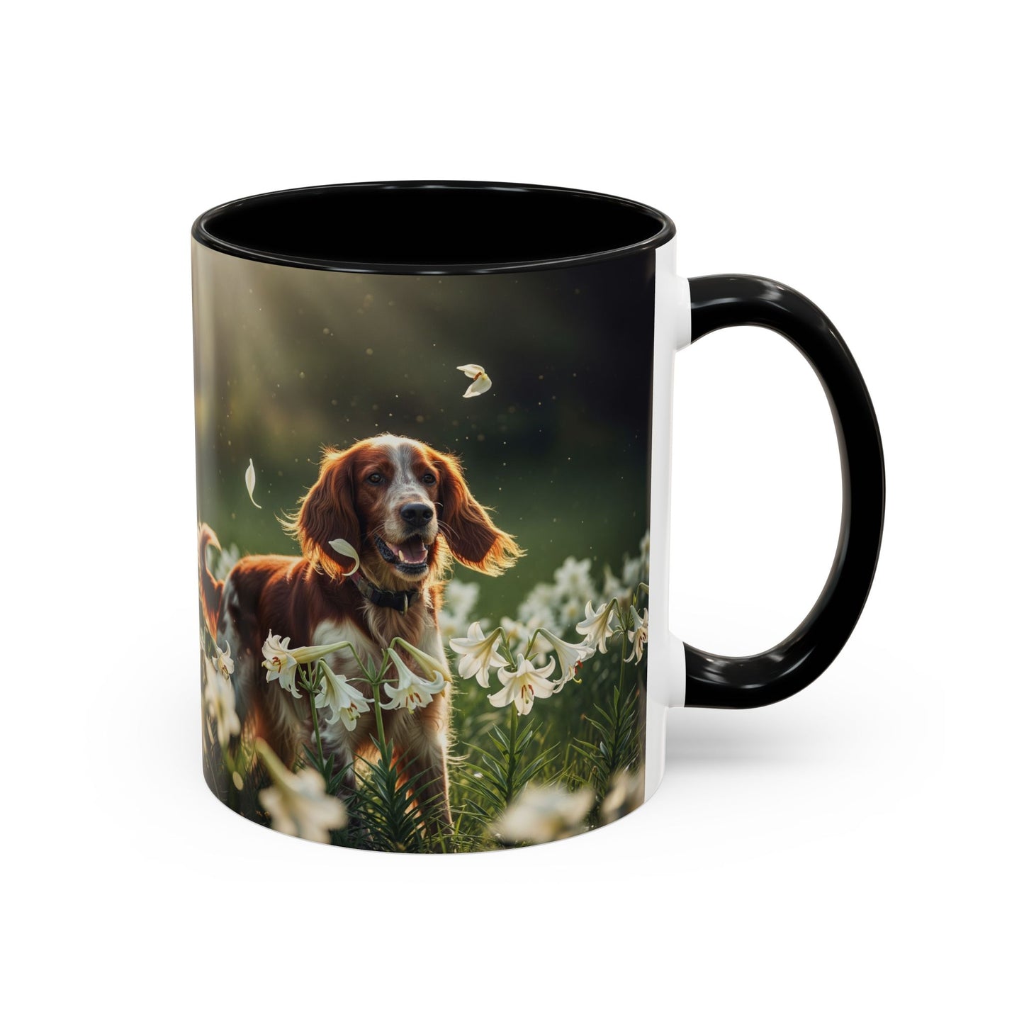 Irish Red and White Setter Accent Coffee Mug - Perfect Gift for Dog Lovers