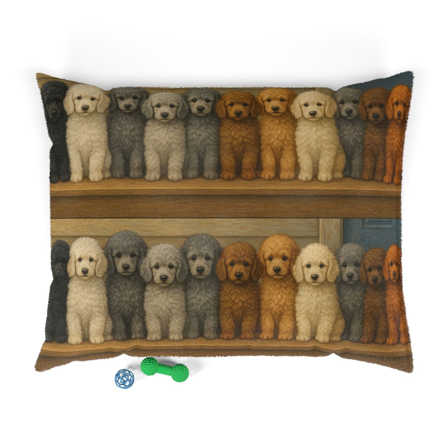 Poodle Puppies Pet Bed