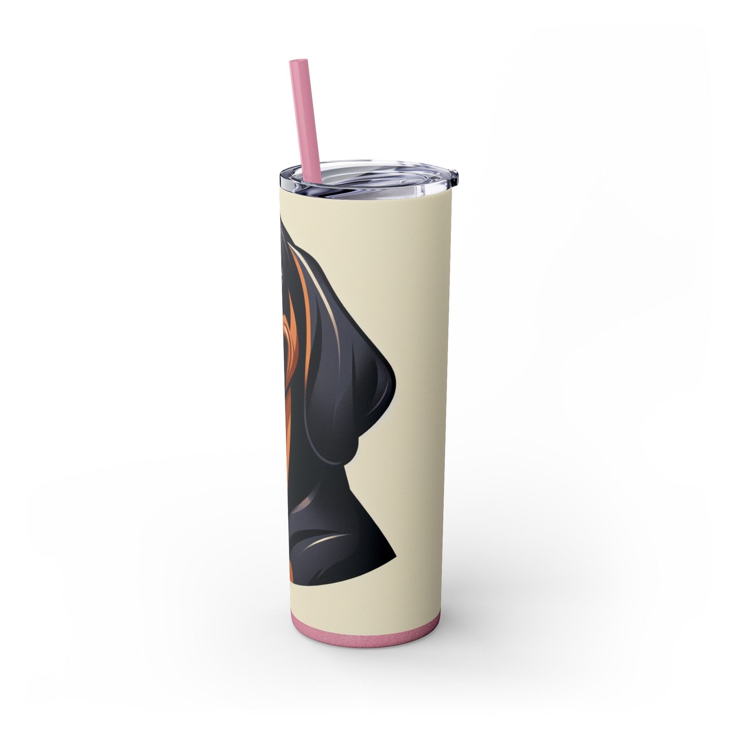 Vaso con pajita para perro de rastreo de Hannover, 20 oz