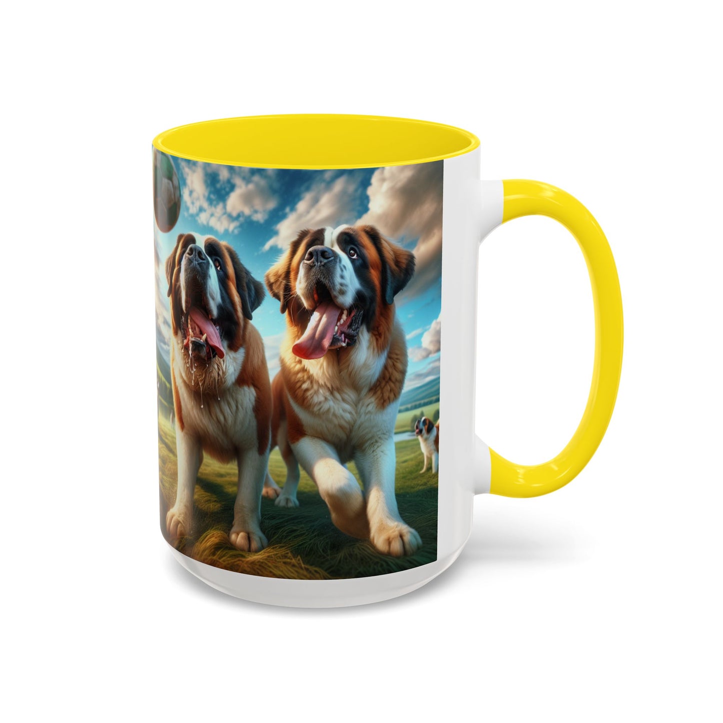 Saint Bernard Accent Coffee Mug - Perfect Gift for Dog Lovers