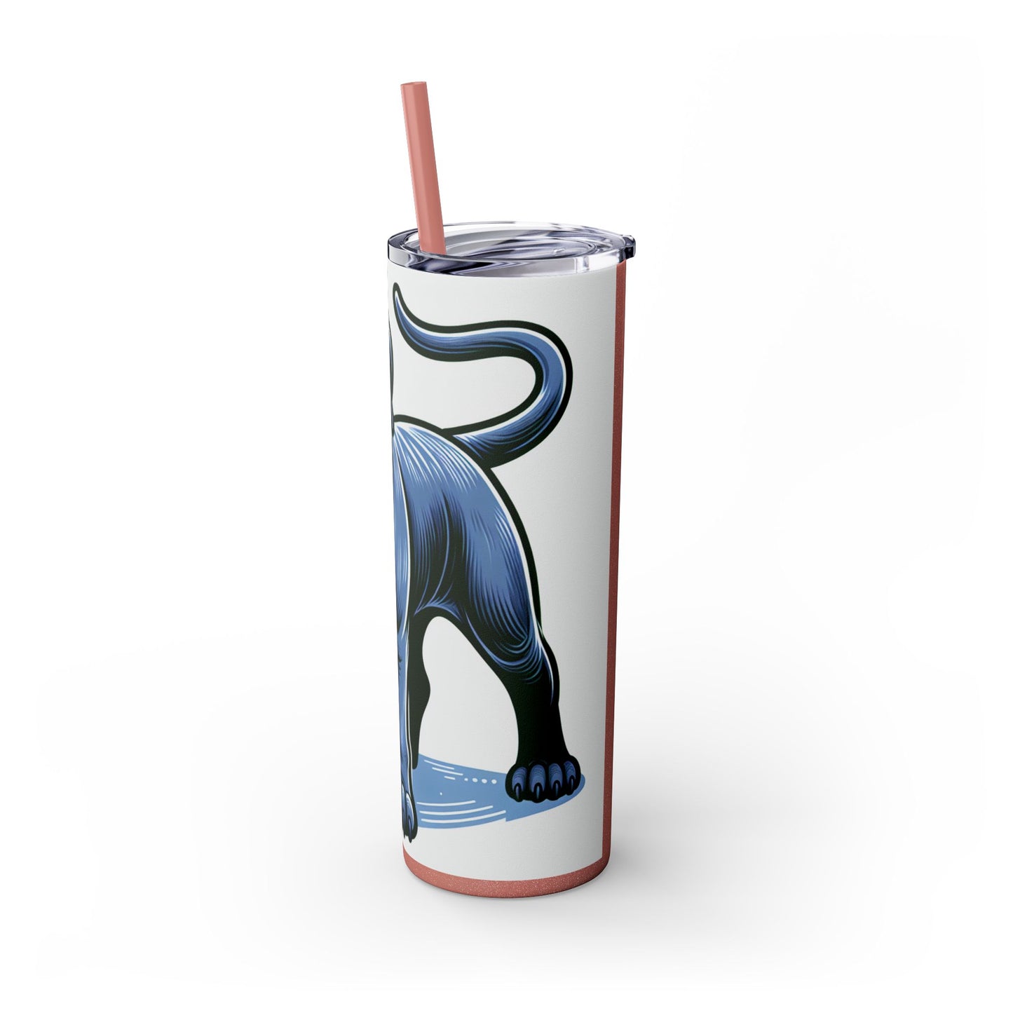 Neapolitan Mastiff Tumbler with Straw, 20oz