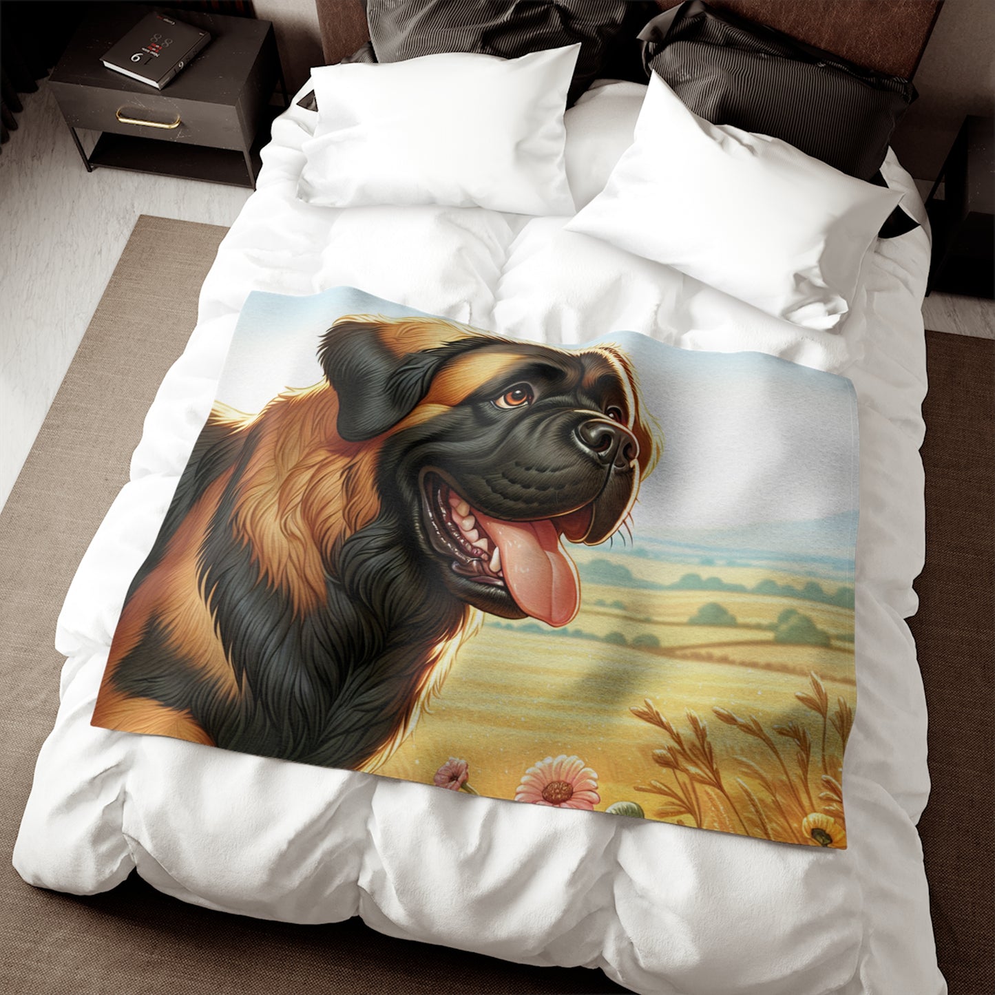 Spanish Mastiff Sweatshirt Blanket