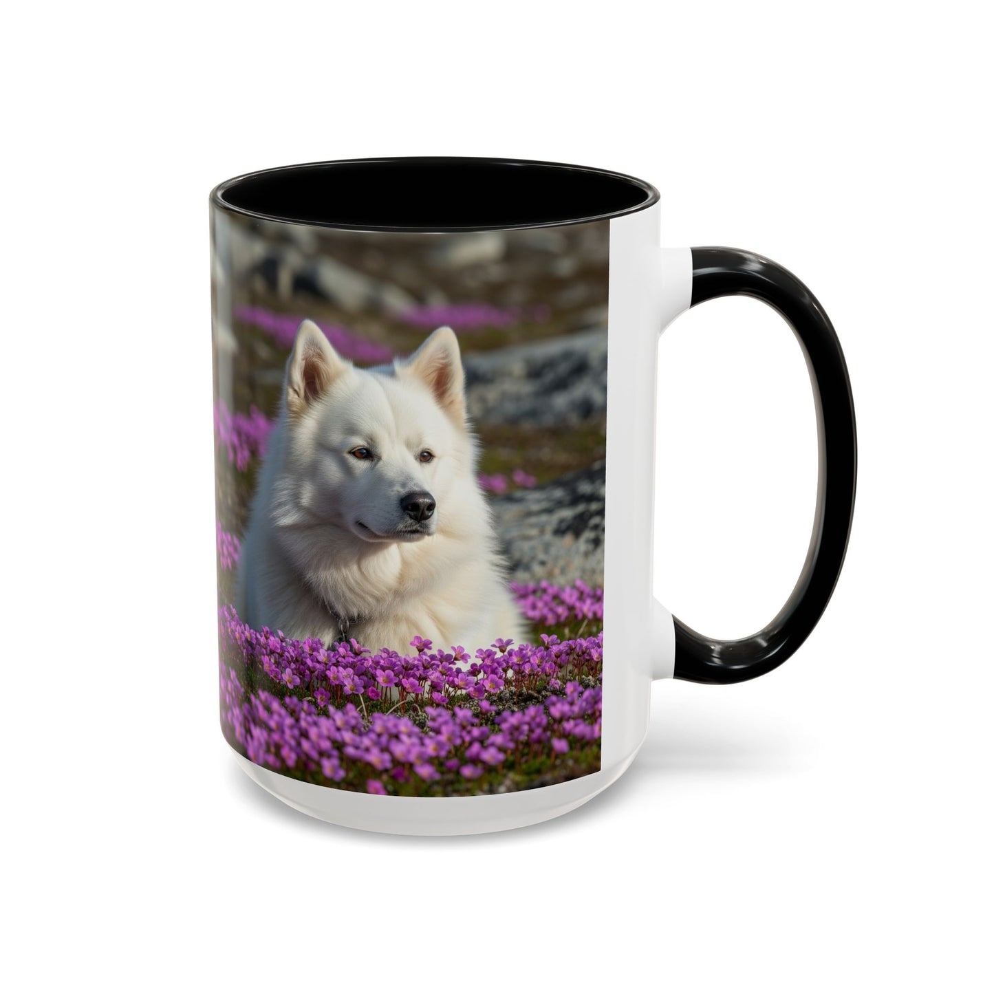 Canadian Eskimo Dog Accent Coffee Mug - Perfect Gift for Dog Lovers