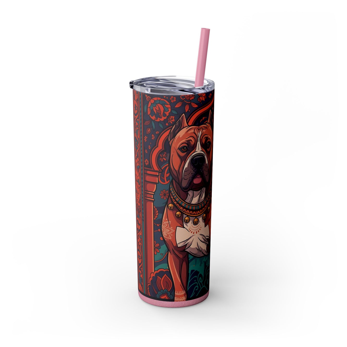 Bully Kutta Skinny Tumbler with Straw, 20oz