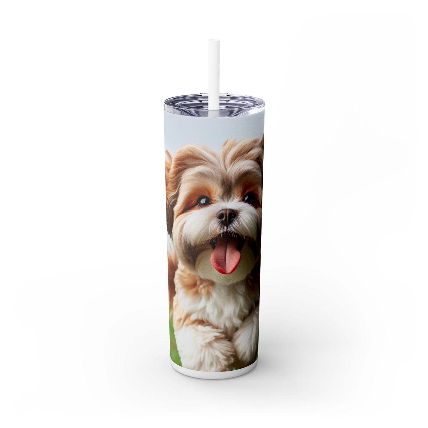 Lhasalier Tumbler with Straw, 20oz
