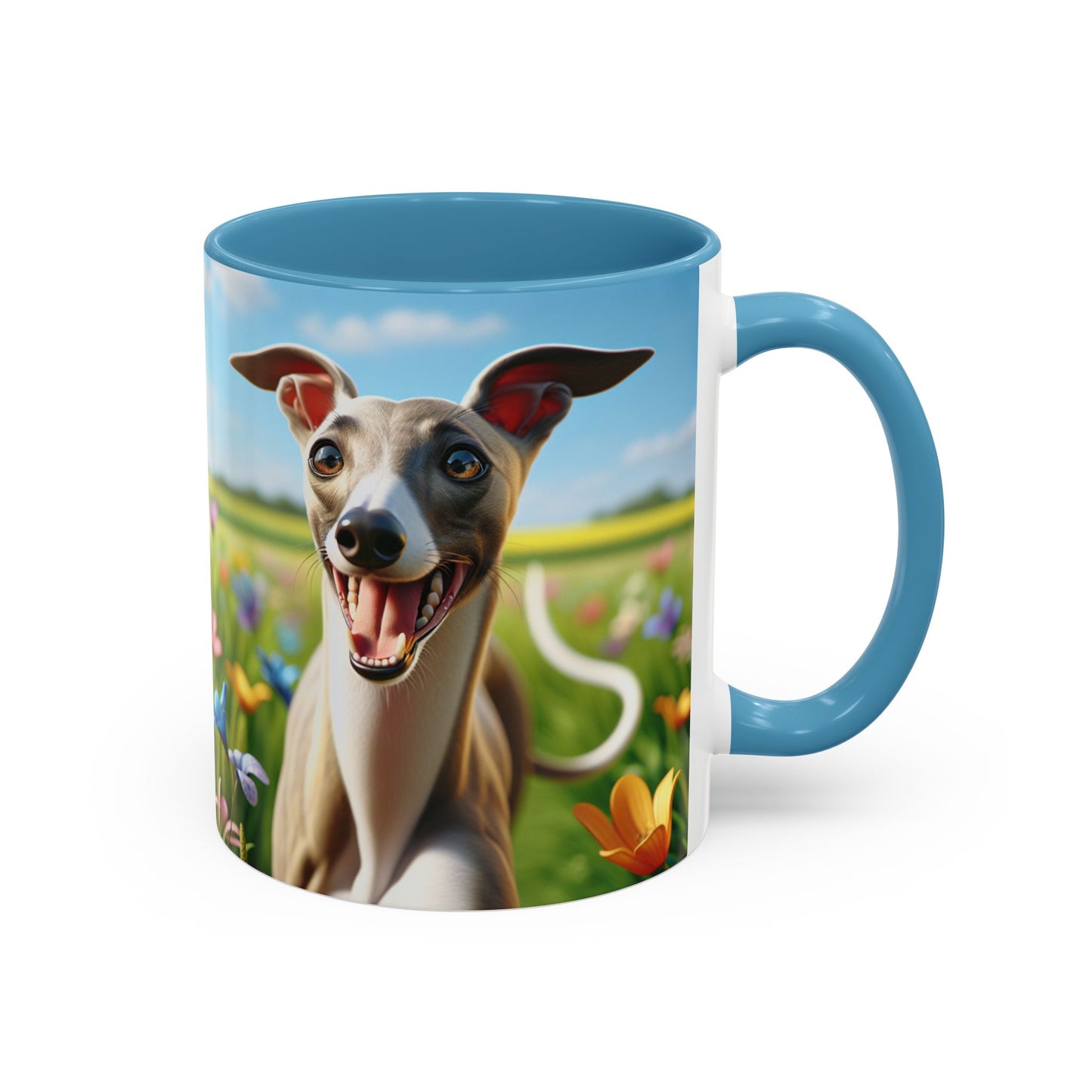Whippet Accent Coffee Mug - Perfect Gift for Dog Lovers