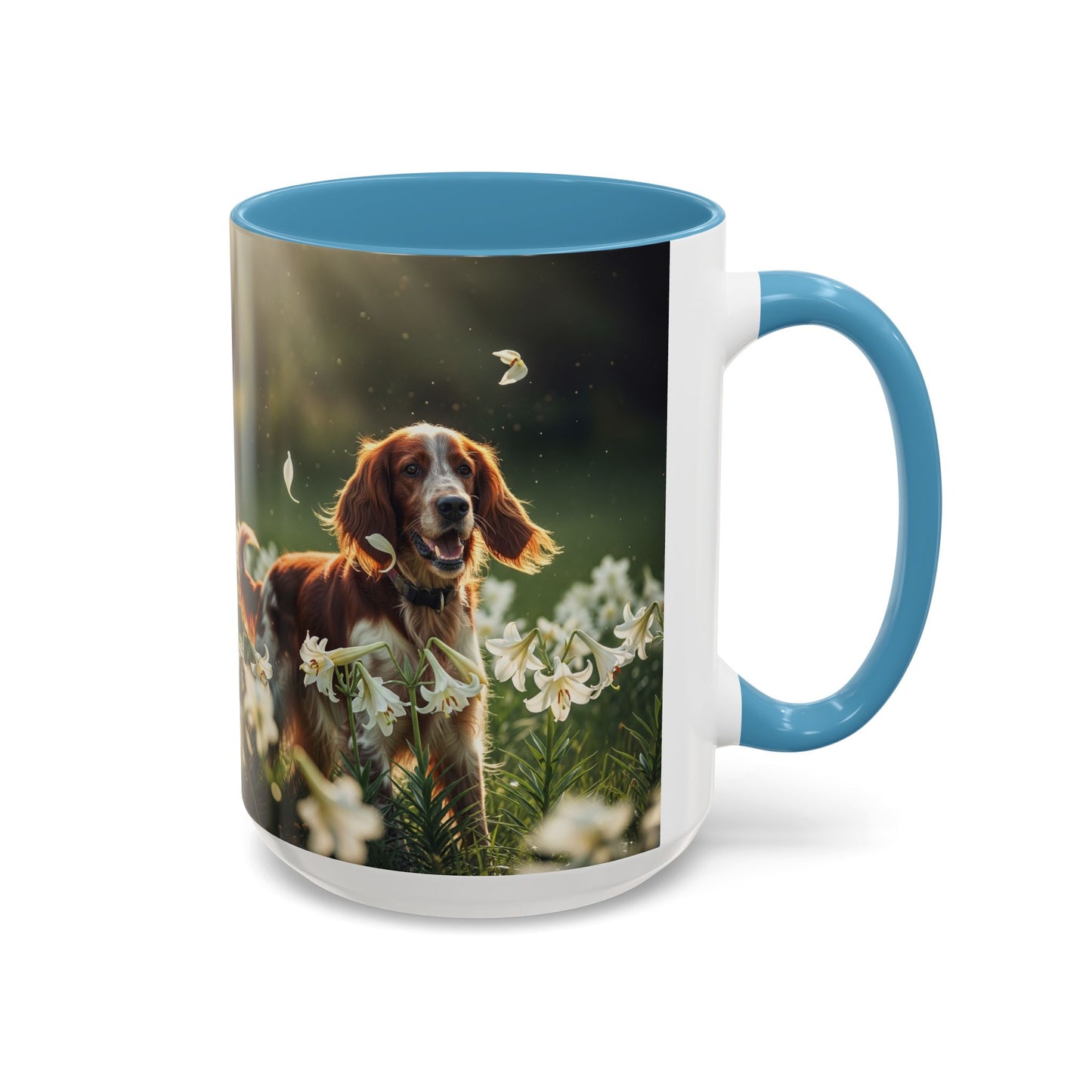Irish Red and White Setter Accent Coffee Mug - Perfect Gift for Dog Lovers