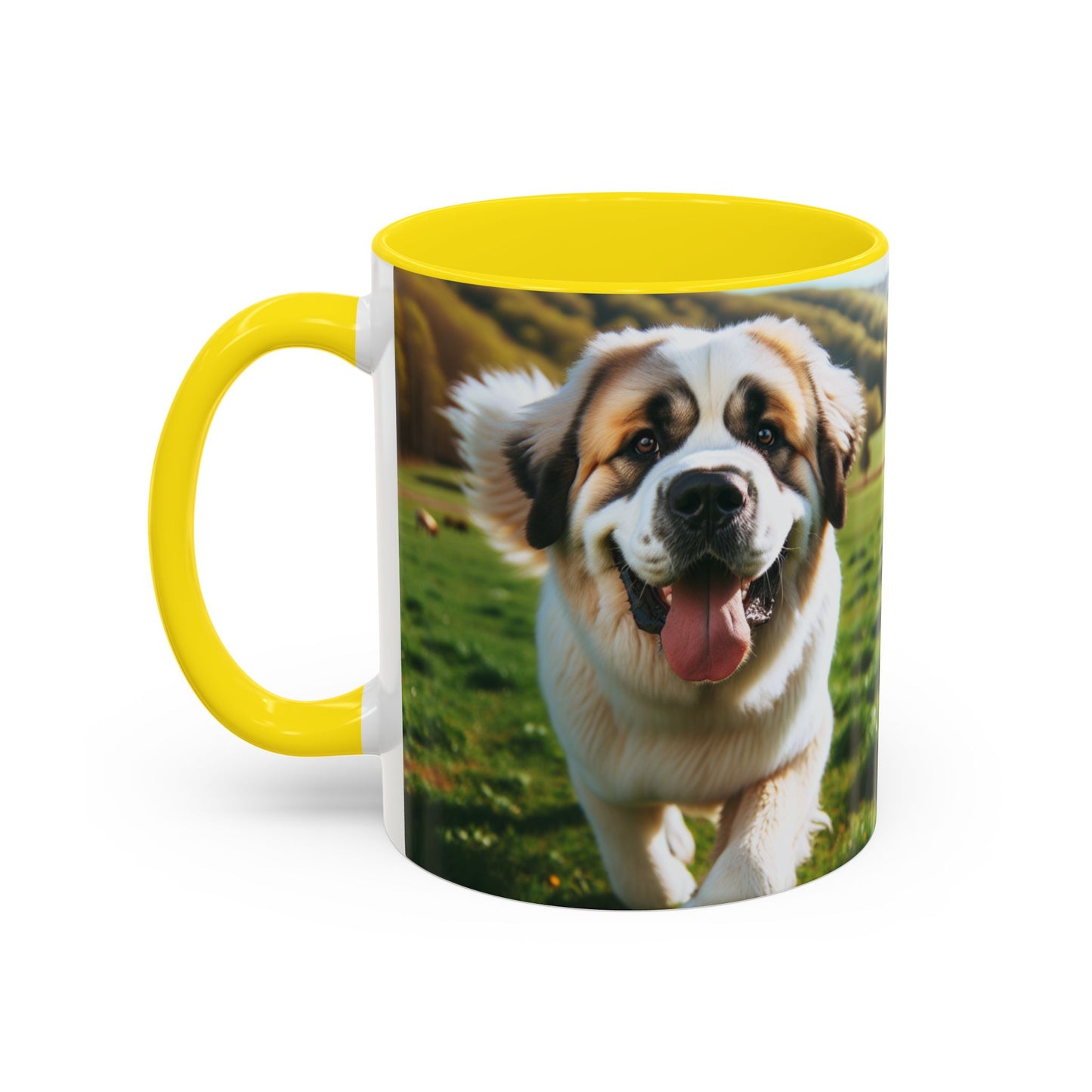 Pyrenean Mastiff Accent Coffee Mug - Perfect Gift for Dog Lovers