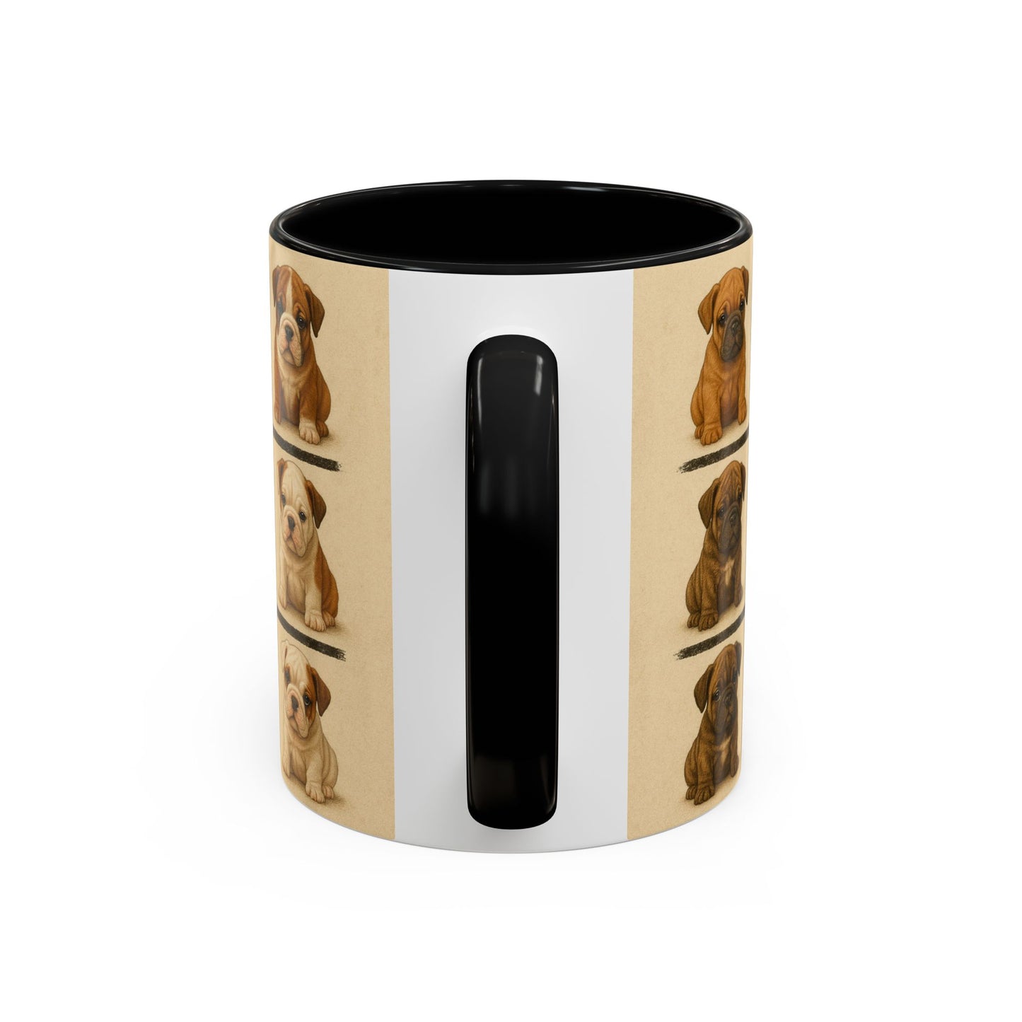 Bulldog puppies Accent Coffee Mug - Perfect Gift for Dog Lovers