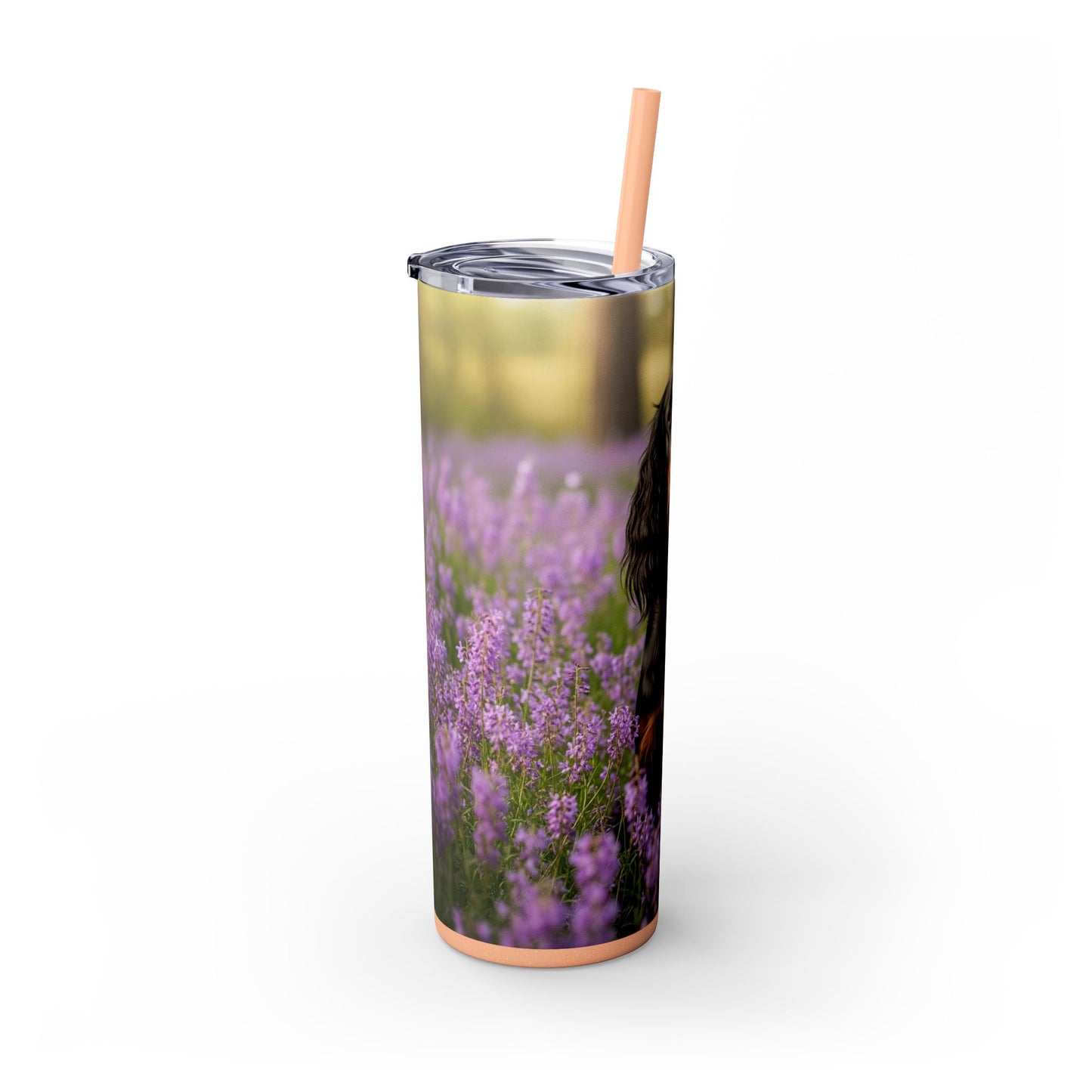 Gordon Setter Tumbler with Straw, 20oz