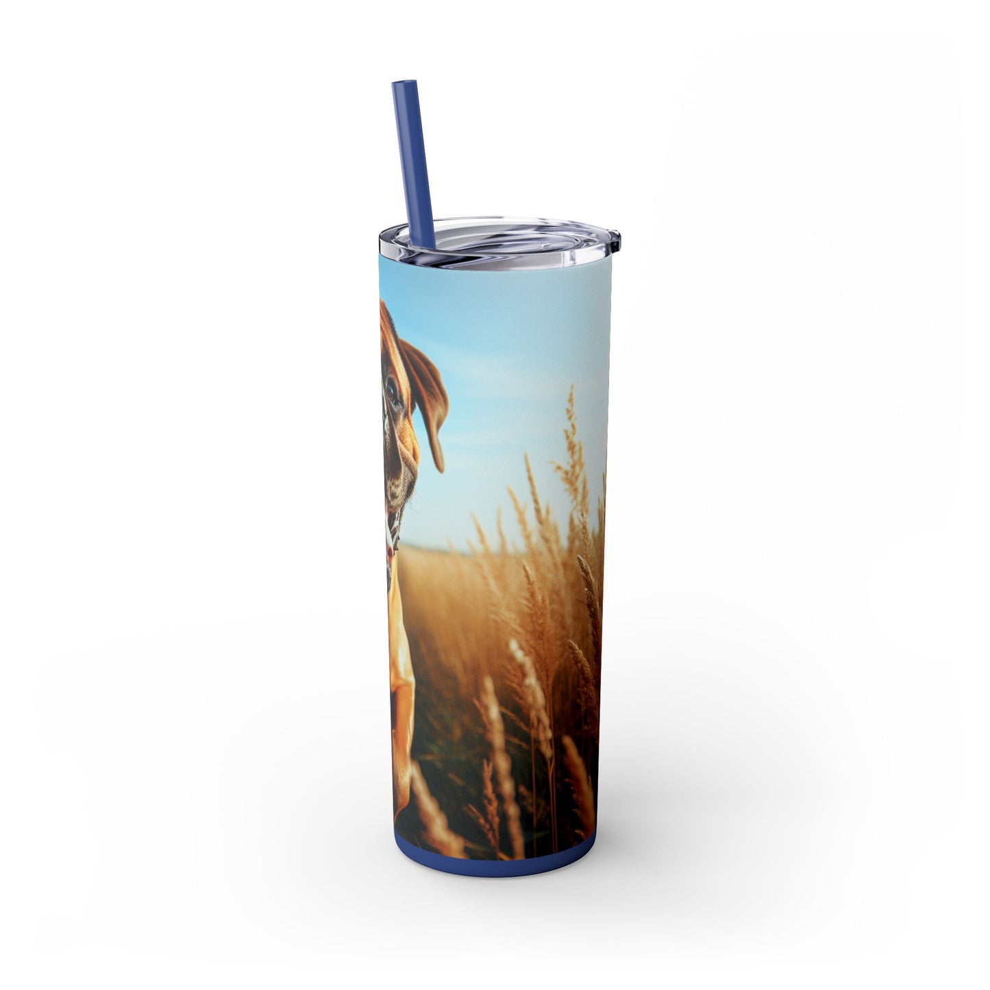 Bullmastiff Tumbler with Straw, 20oz
