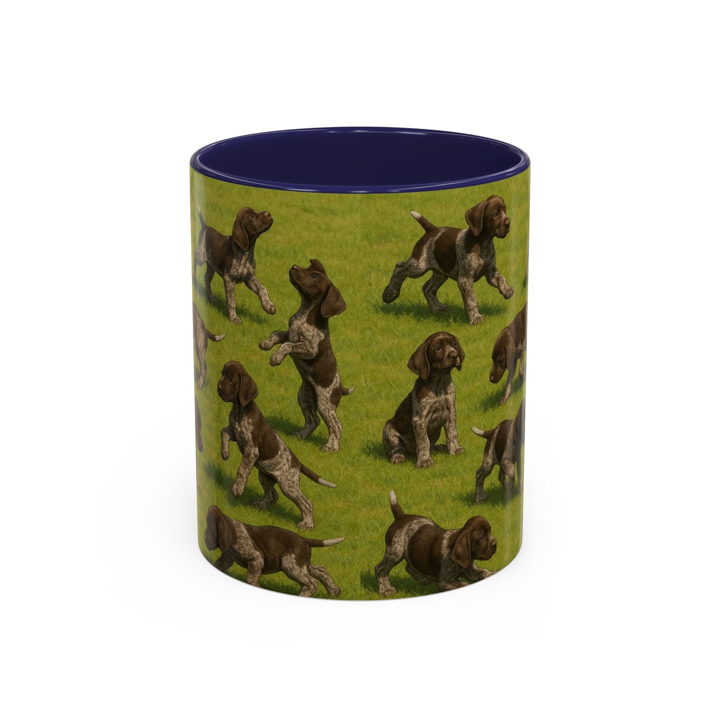 German Shorthaired Pointer puppies Accent Coffee Mug - Perfect Gift for Dog Lovers