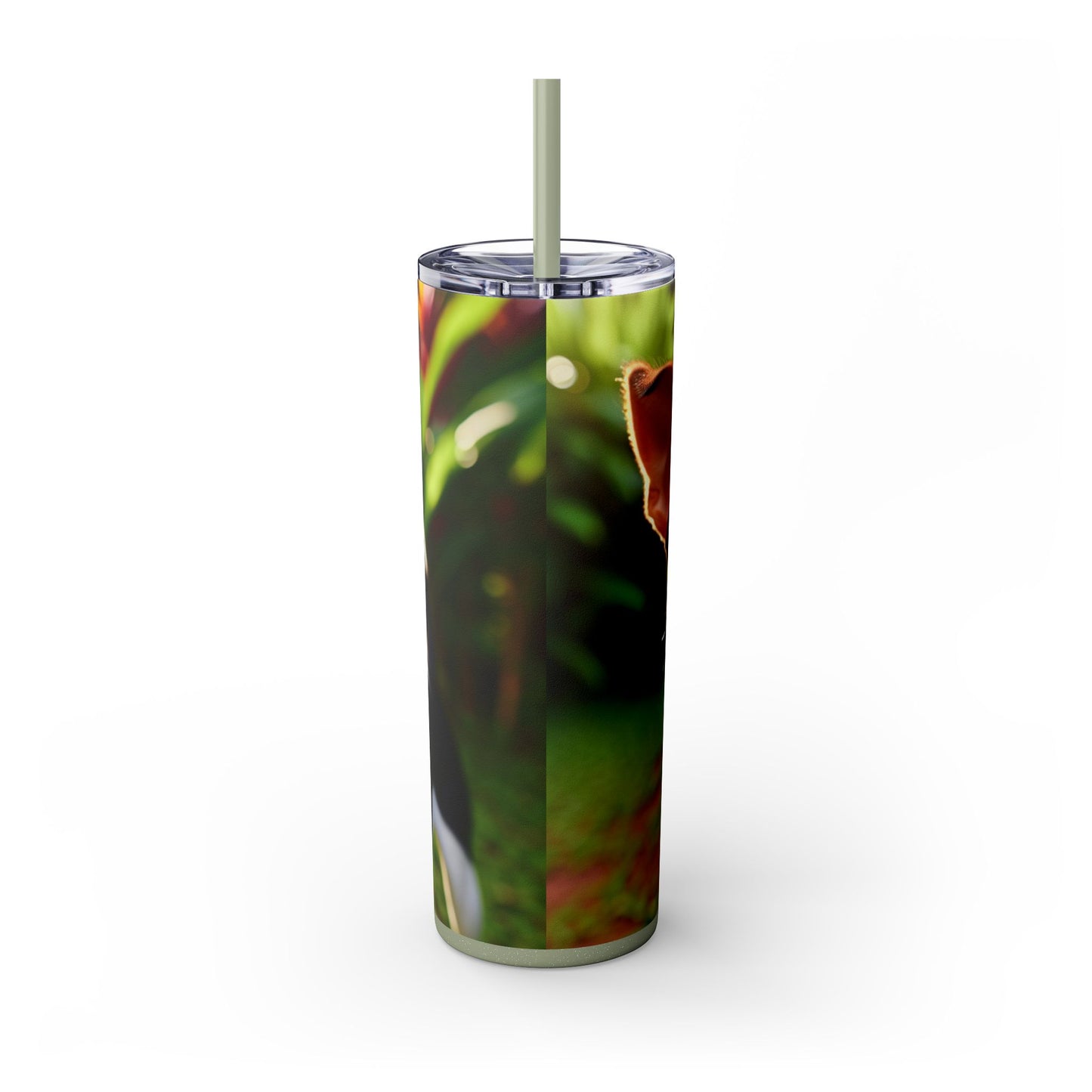 Brazilian Terrier Tumbler with Straw, 20oz