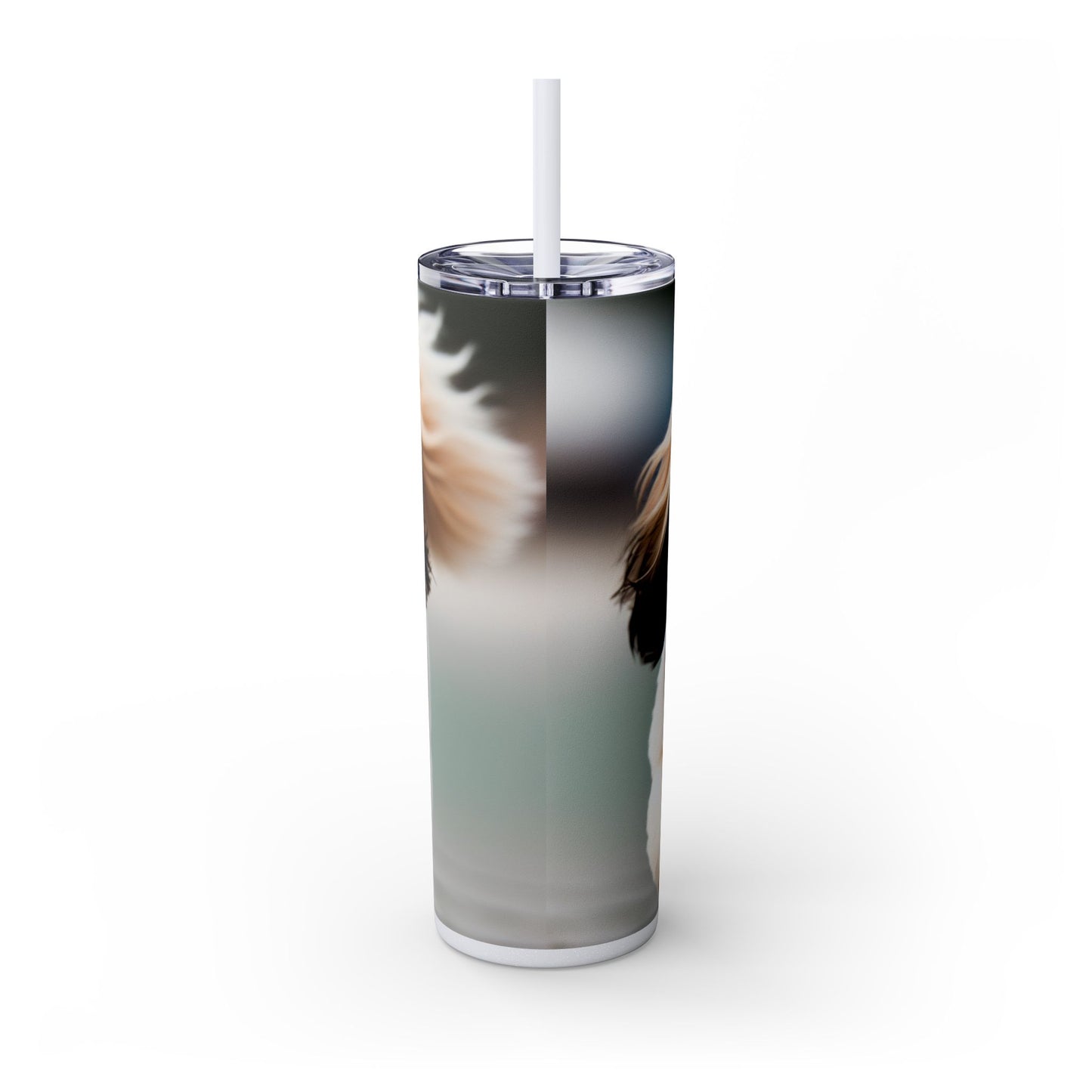 Lowchen Tumbler with Straw, 20oz