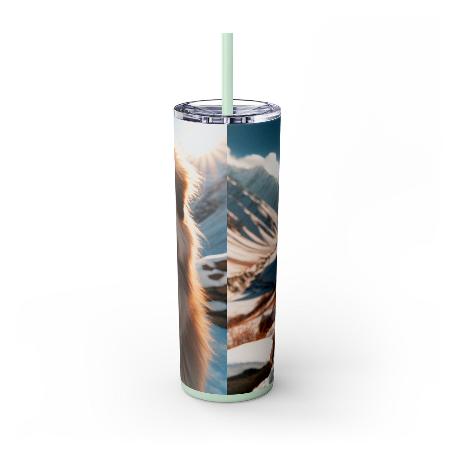 Himalayan Sheepdog Tumbler with Straw, 20oz