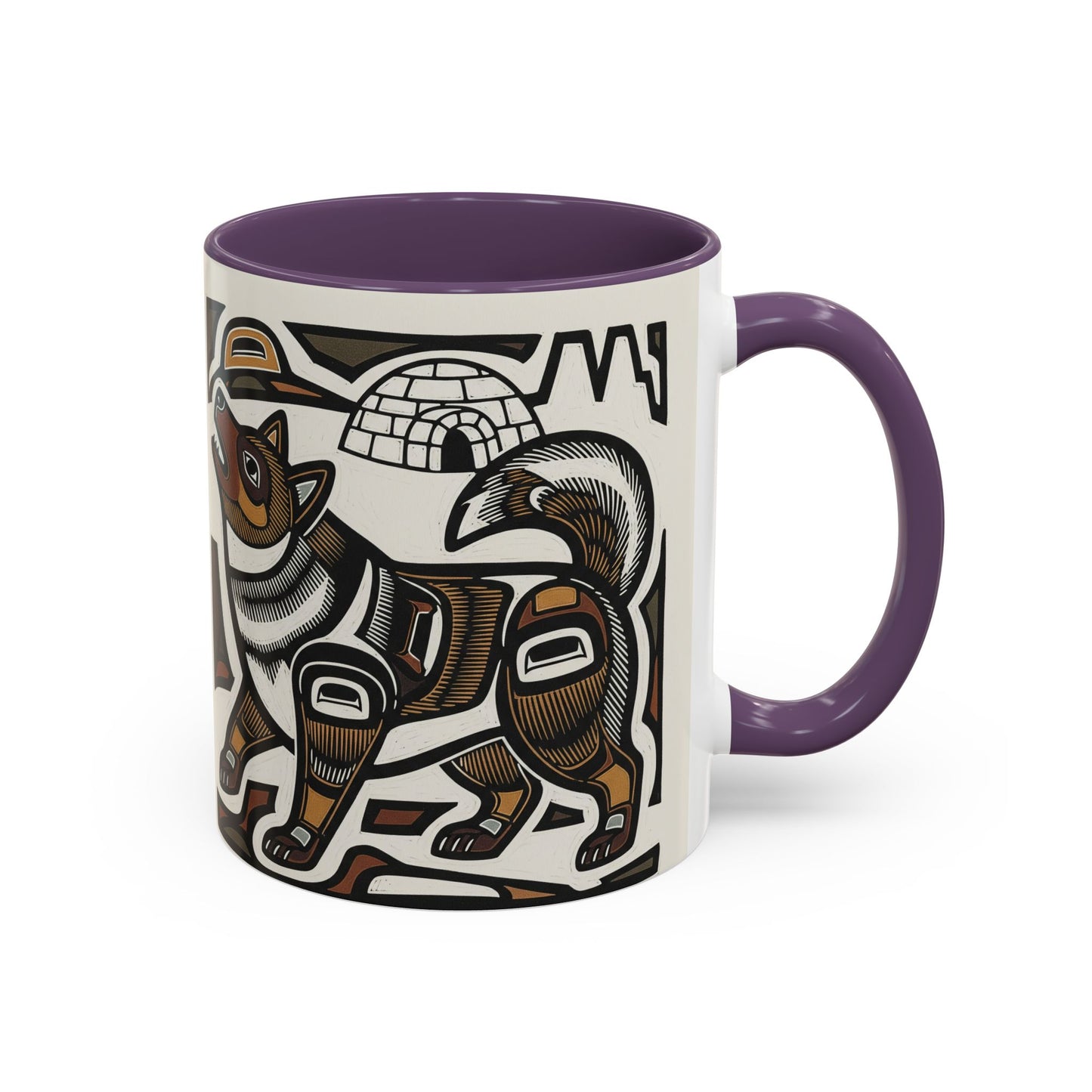 Canadian Eskimo Dog Accent Coffee Mug - Perfect Gift for Dog Lovers