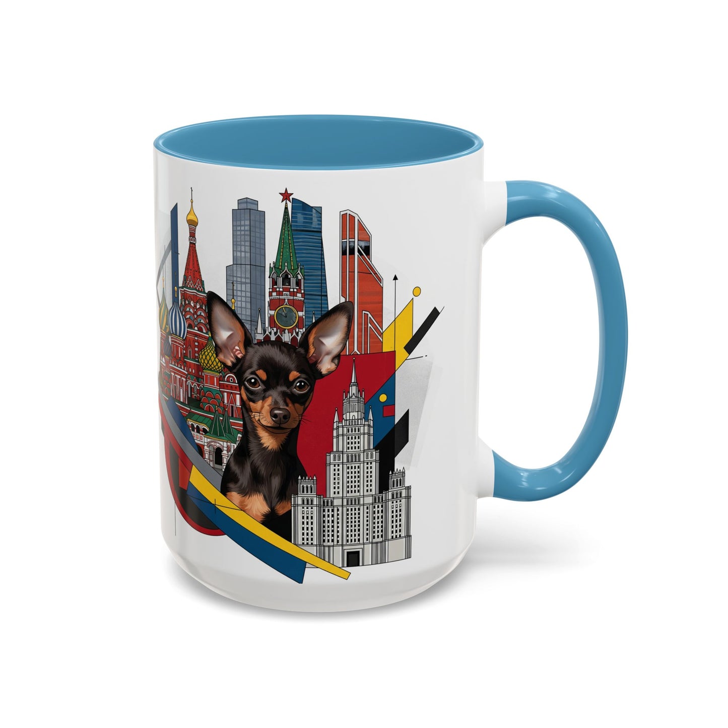 Russian Toy Dog Accent Coffee Mug - Perfect Gift for Dog Lovers