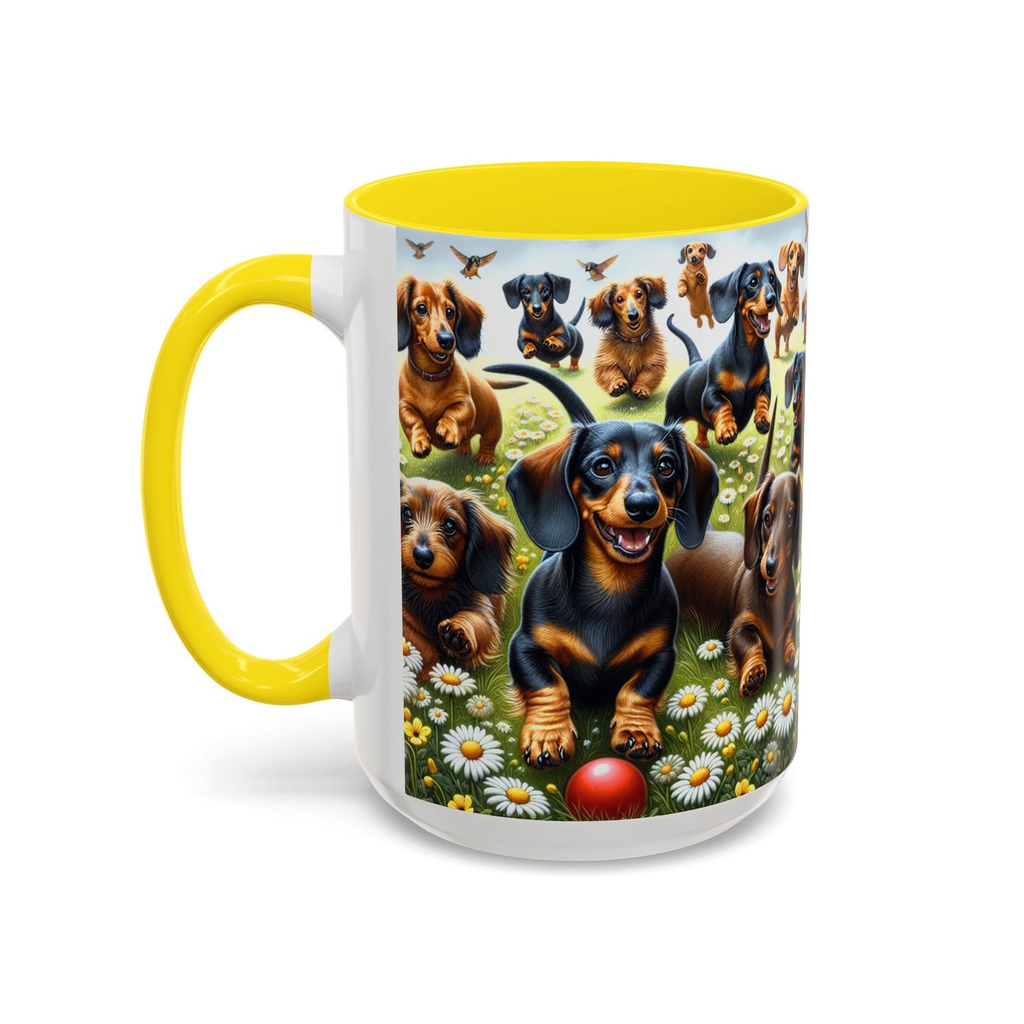 Dachshund Accent Coffee Mug - Perfect Gift for Dog Lovers