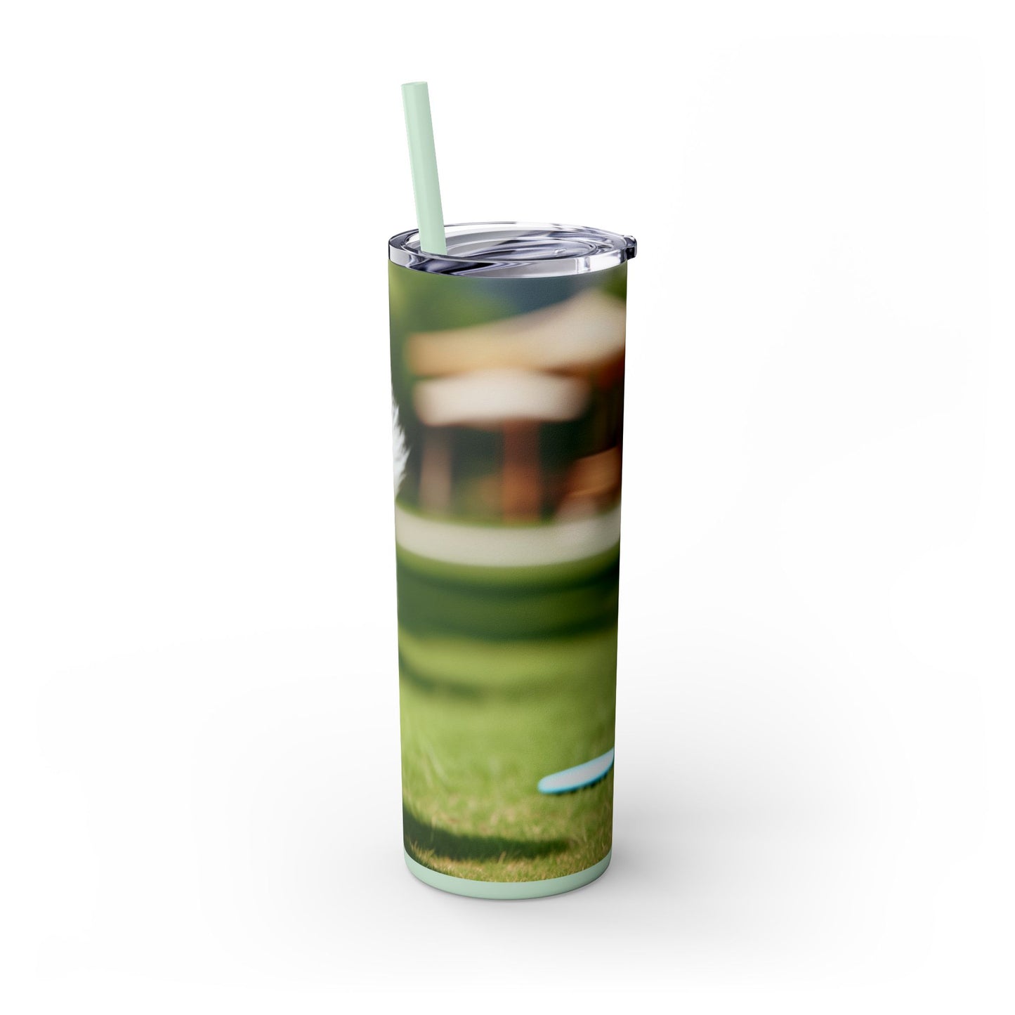 Japanese Spitz Tumbler with Straw, 20oz