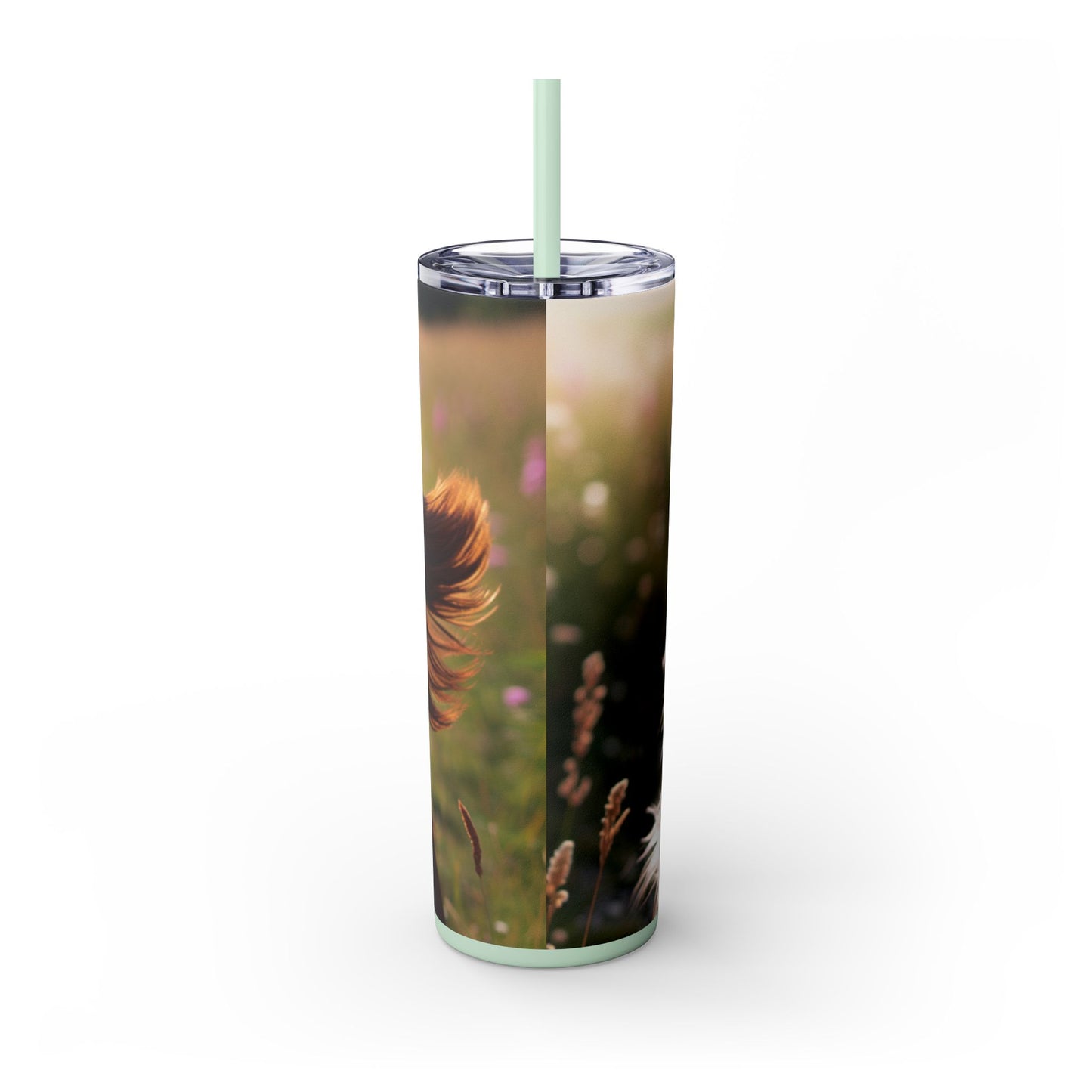 Small Munsterlander Tumbler with Straw, 20oz
