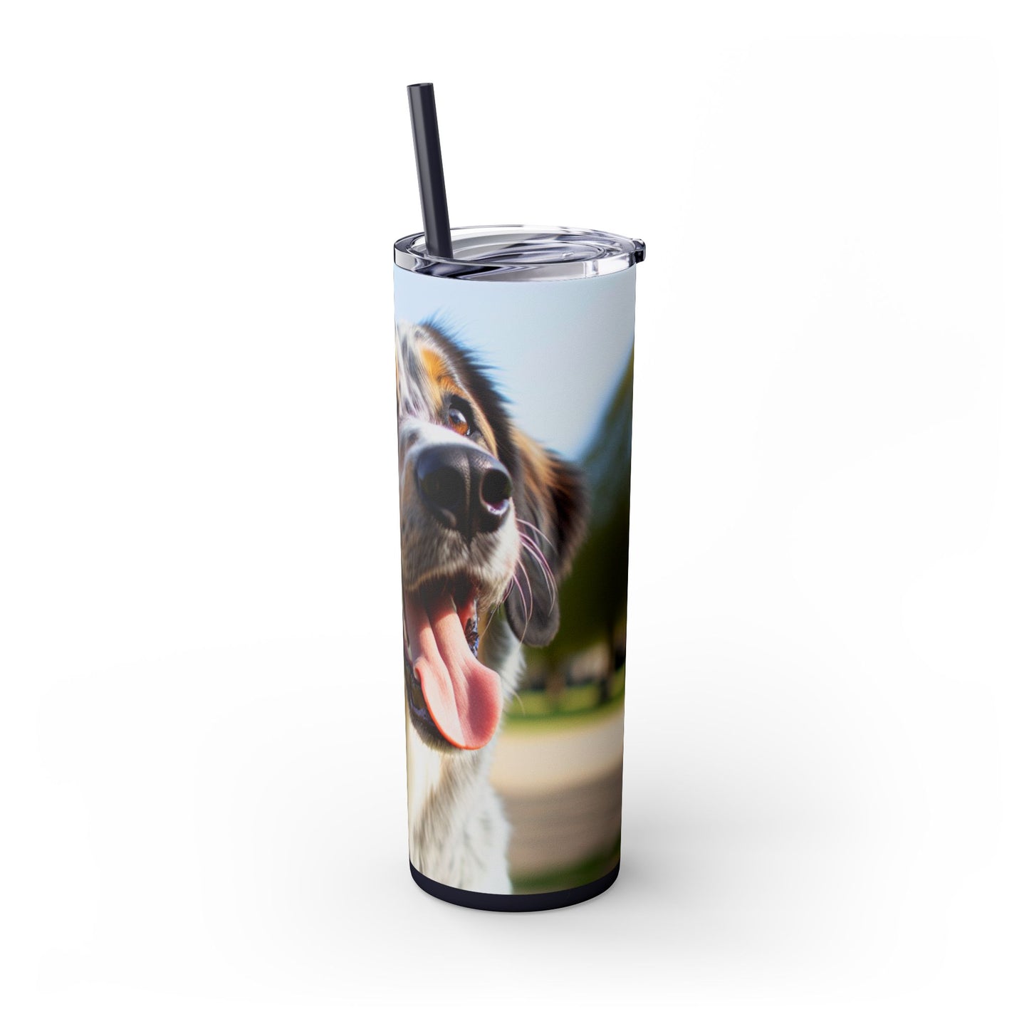 Braque Francais Pyrenean Tumbler with Straw, 20oz