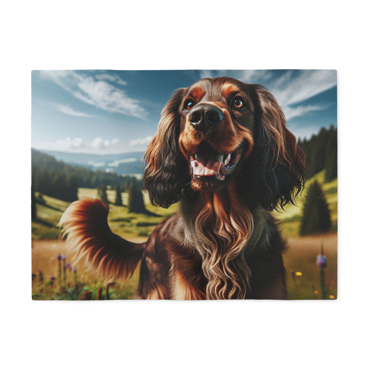Deutscher Wachtelhund Sweatshirt Blanket