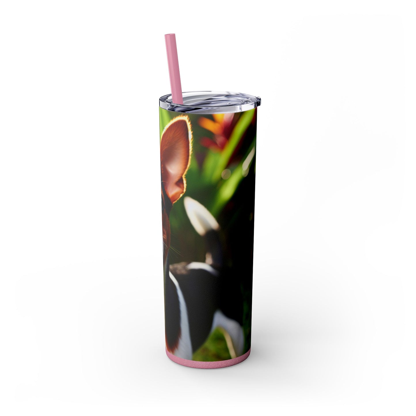 Brazilian Terrier Tumbler with Straw, 20oz