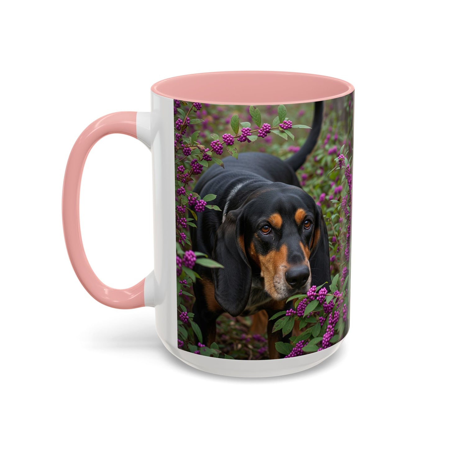 Black and Tan Coonhound Accent Coffee Mug - Perfect Gift for Dog Lovers