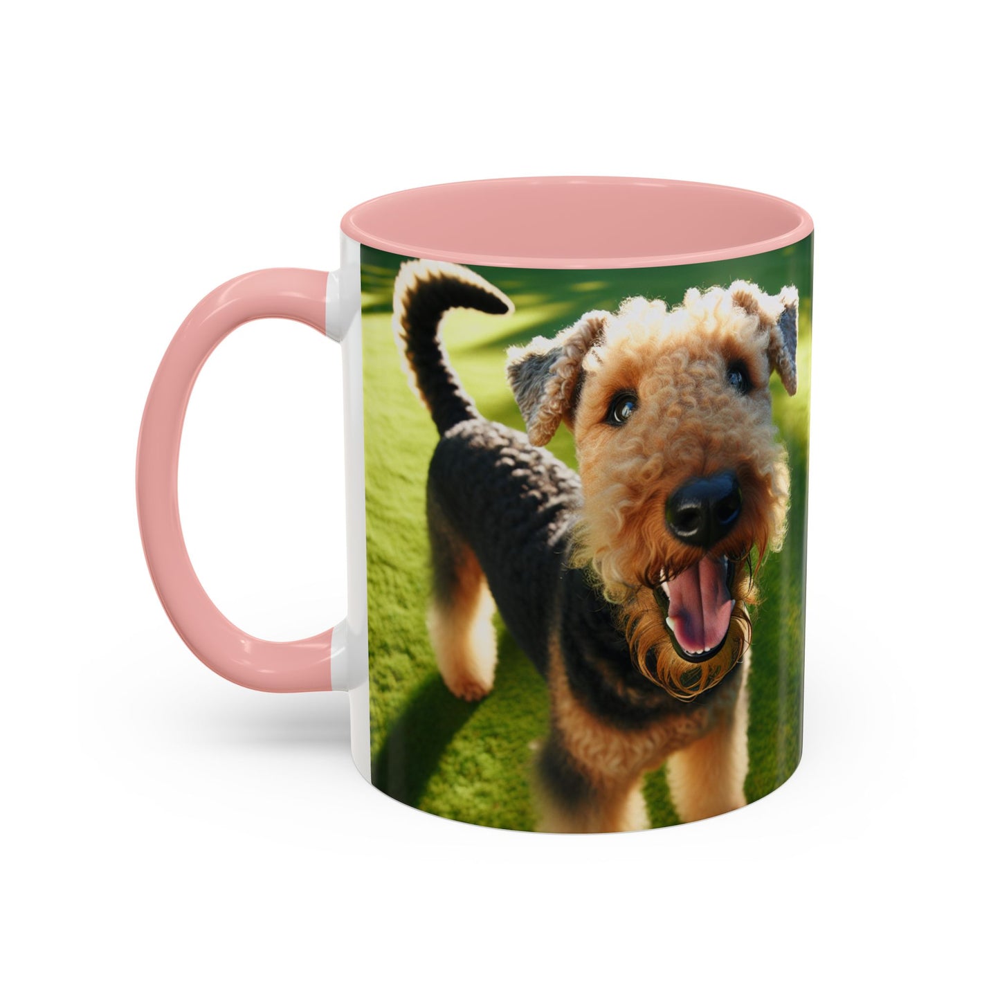 Airedale Terrier Accent Coffee Mug - Perfect Gift for Dog Lovers