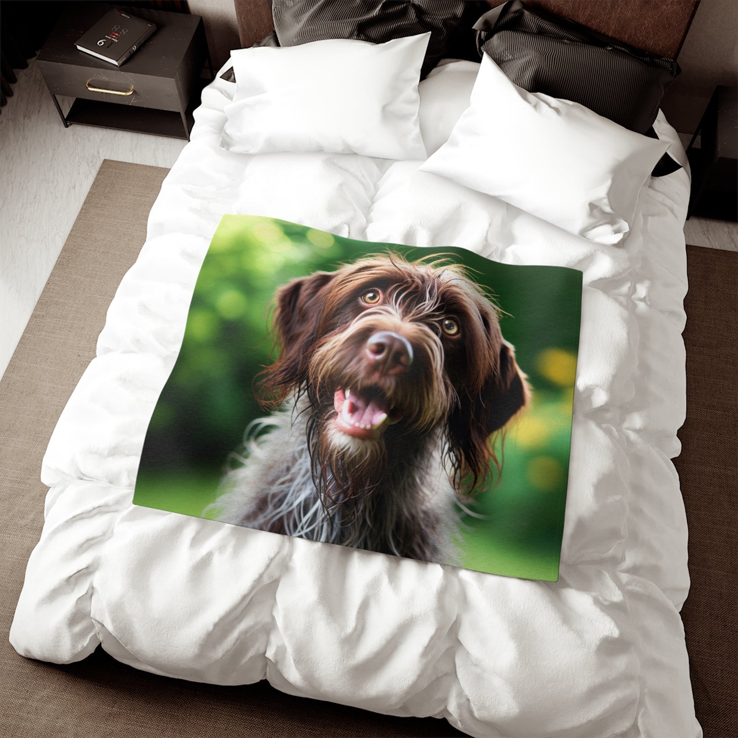 German Wirehaired Pointer Sweatshirt Blanket