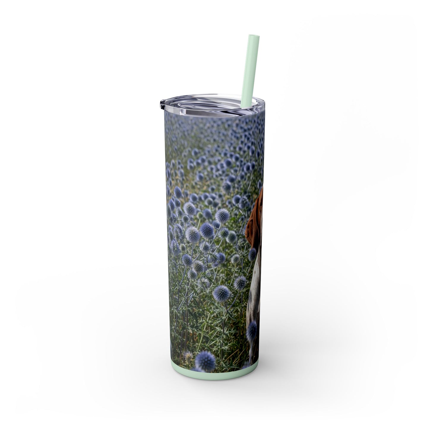 Braque Francais Pyrenean Tumbler with Straw, 20oz