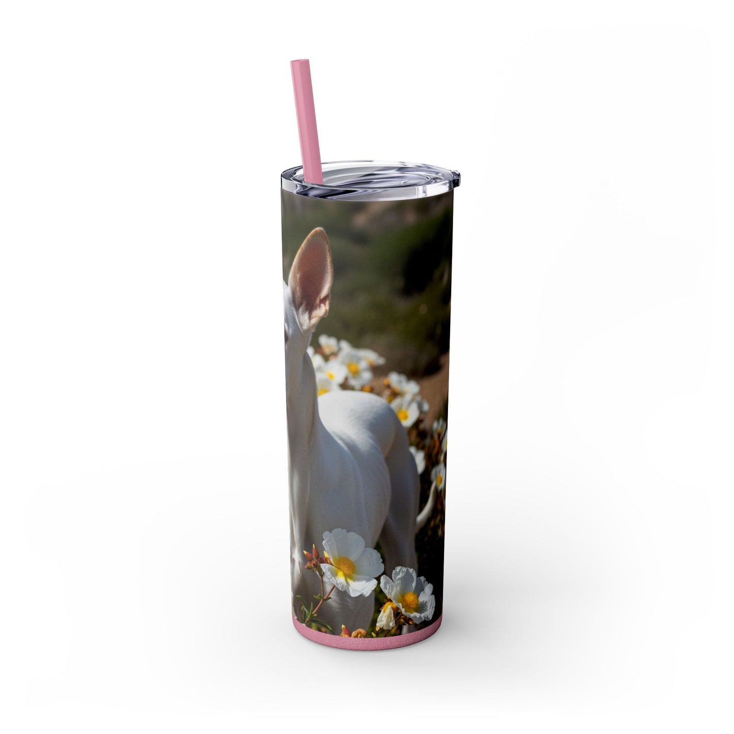 Ibizan Hound Tumbler with Straw, 20oz