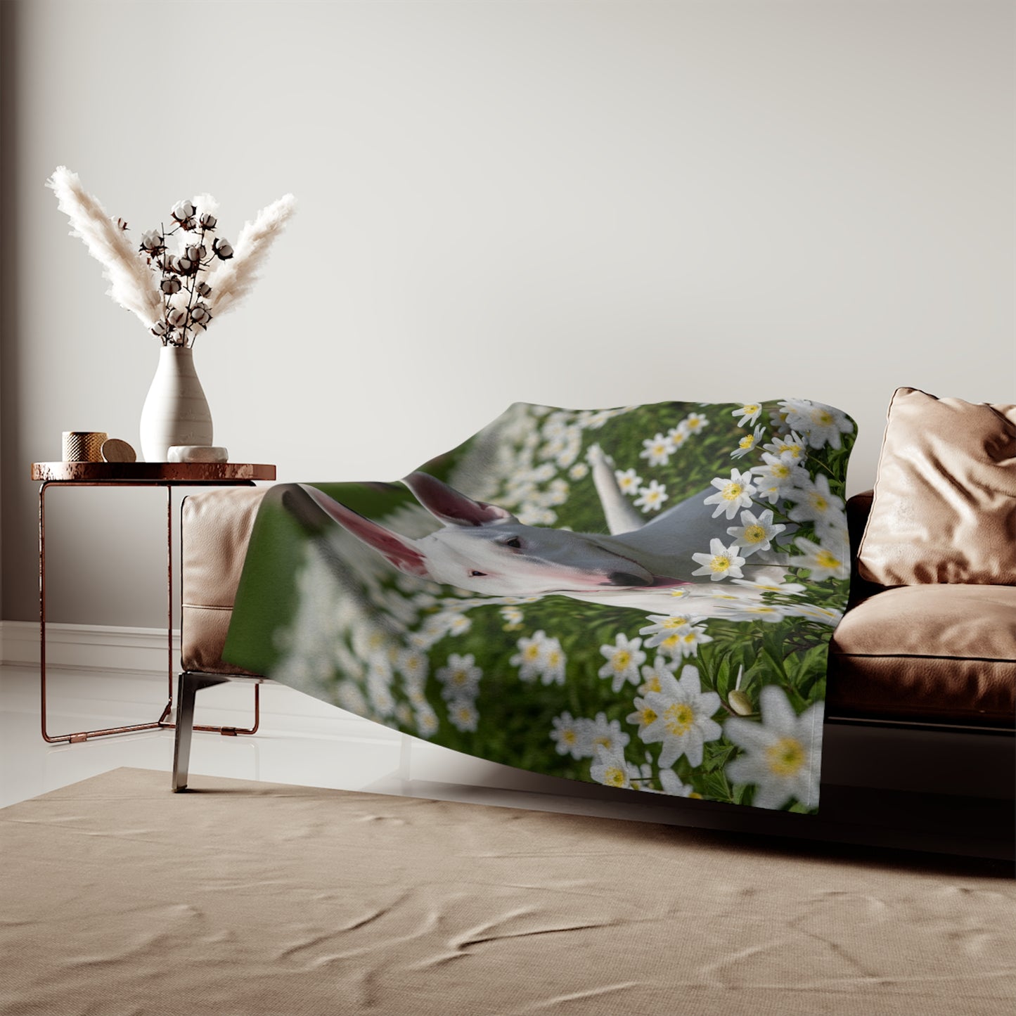Bull Terrier Sweatshirt Blanket
