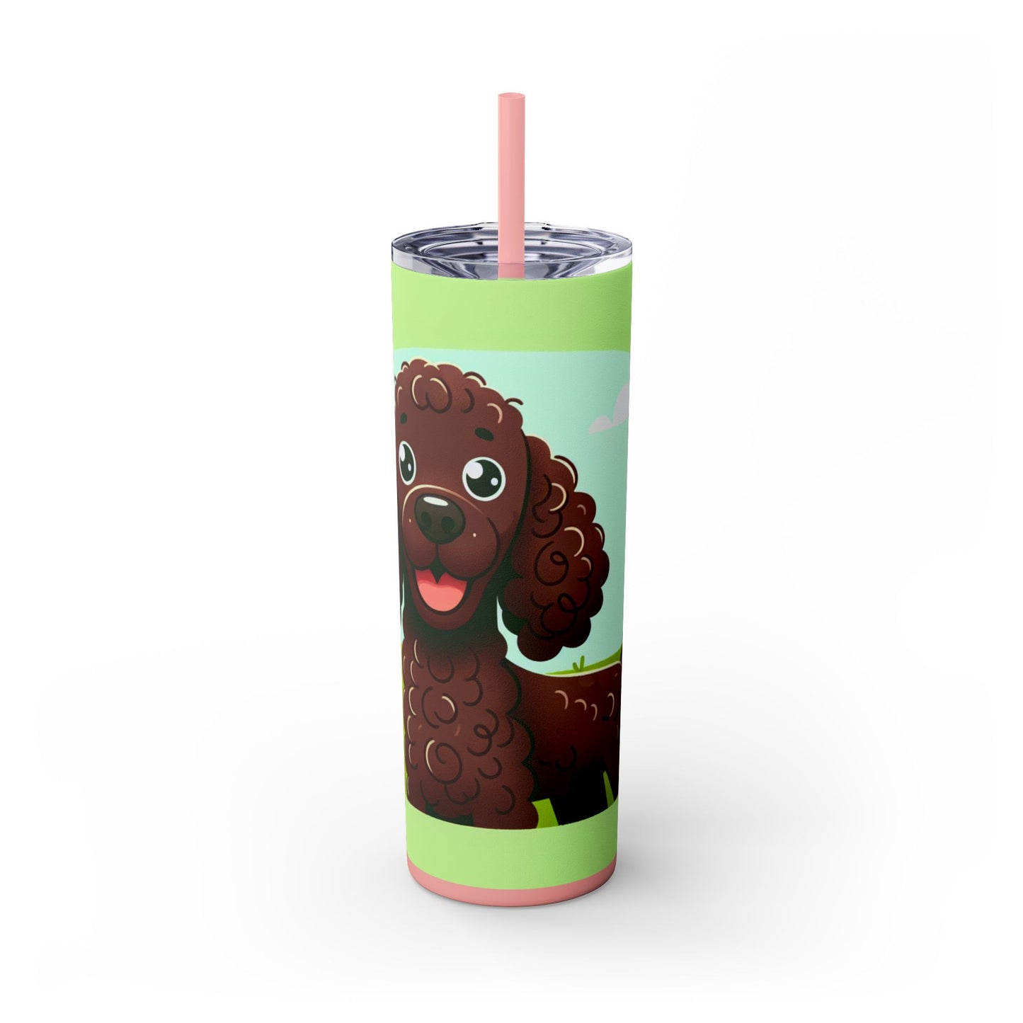 Irish Water Spaniel Tumbler with Straw, 20oz
