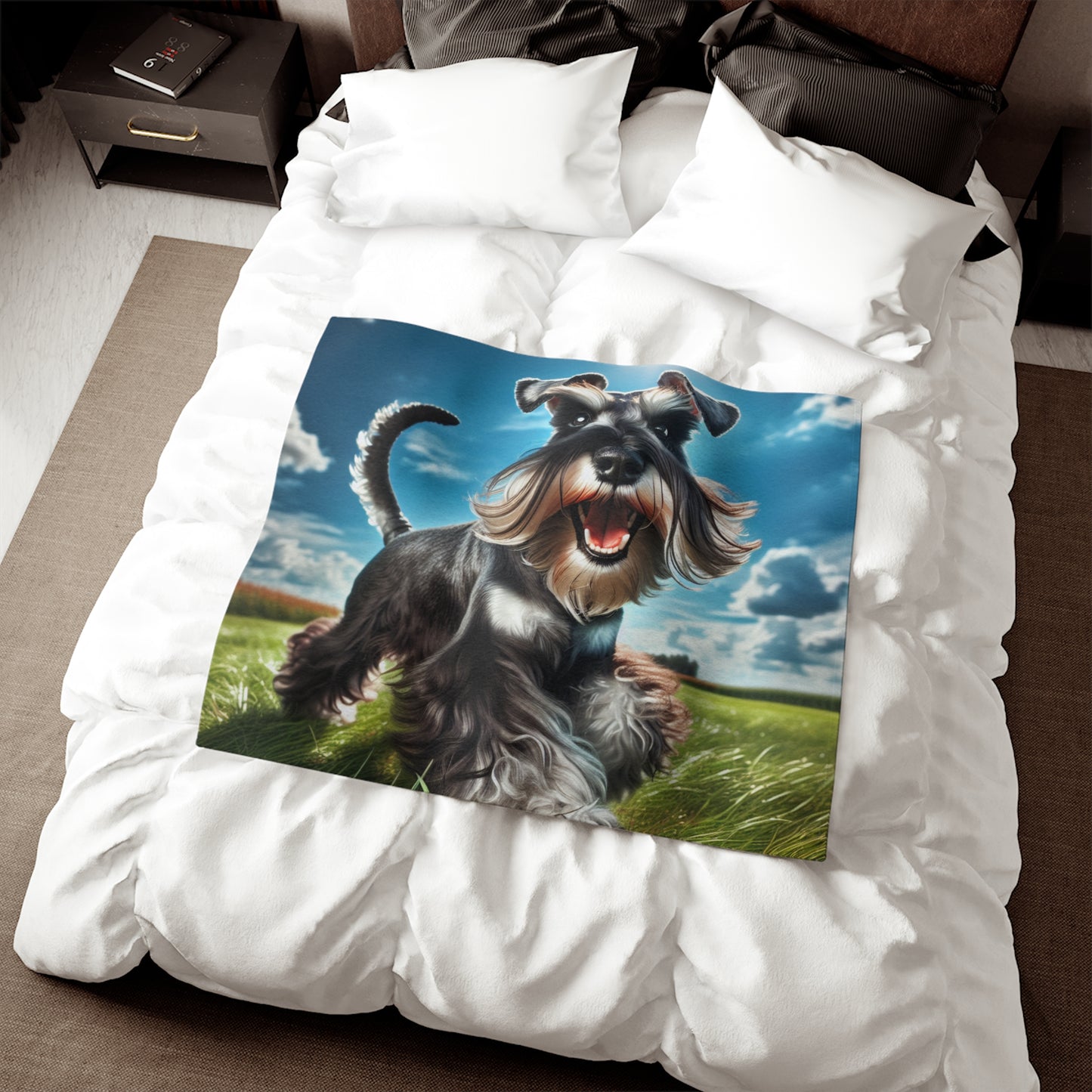 Standard Schnauzer Sweatshirt Blanket