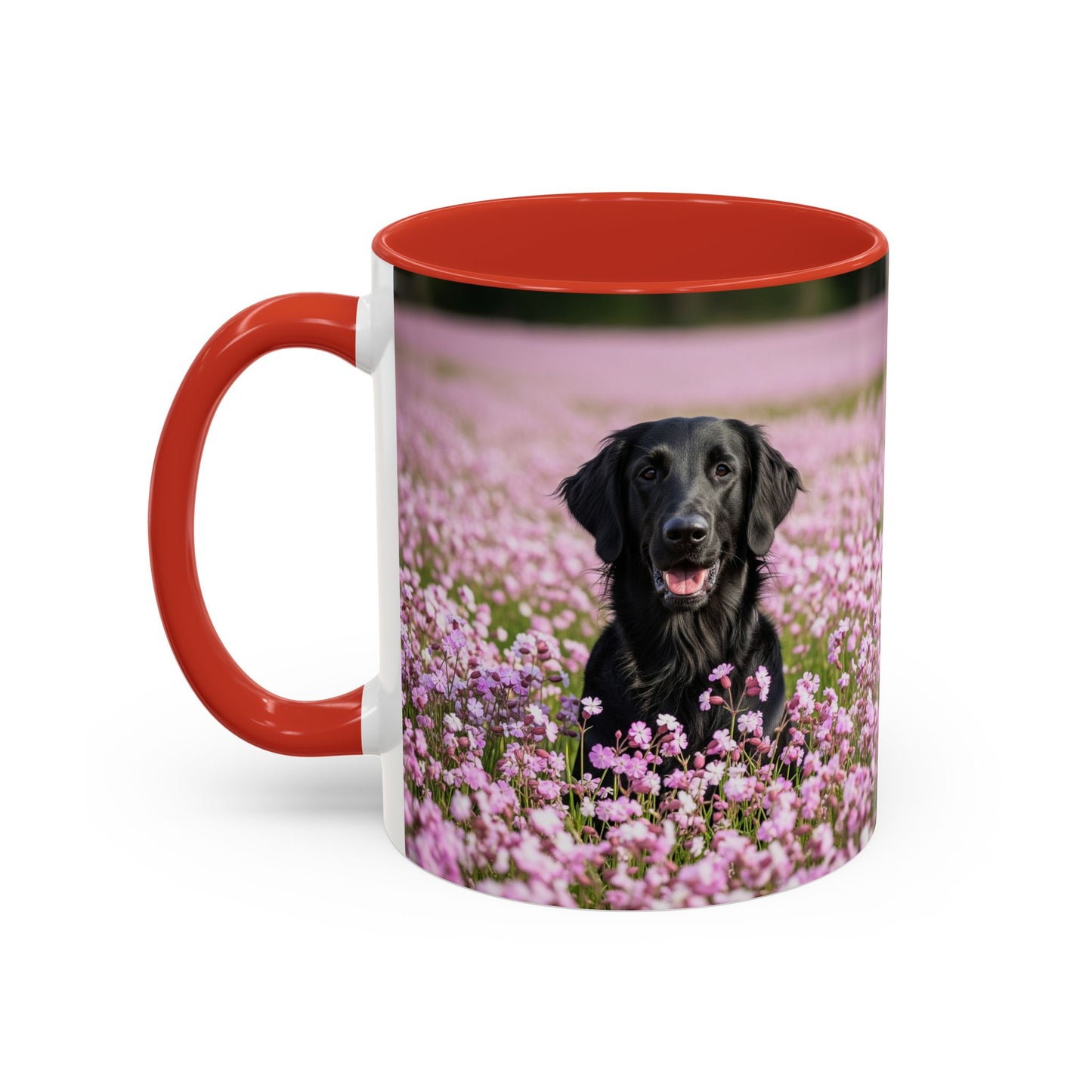 Flat Coated Retriever Accent Coffee Mug - Perfect Gift for Dog Lovers