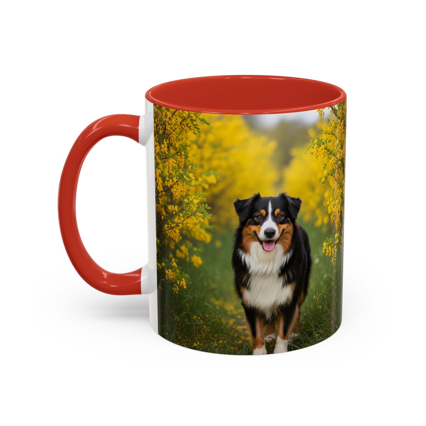Australian Shepherd Accent Coffee Mug - Perfect Gift for Dog Lovers