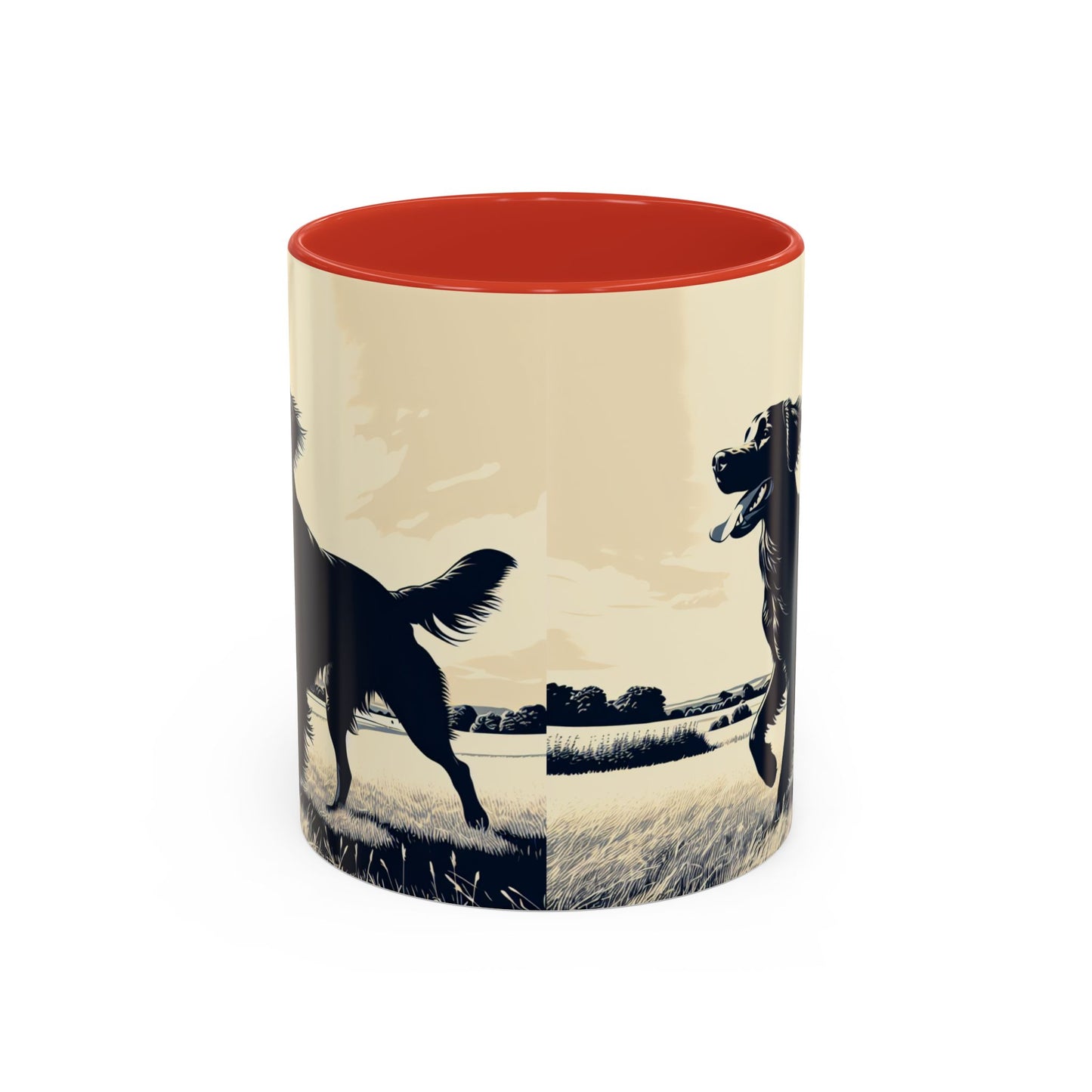 Flat Coated Retriever Accent Coffee Mug - Perfect Gift for Dog Lovers
