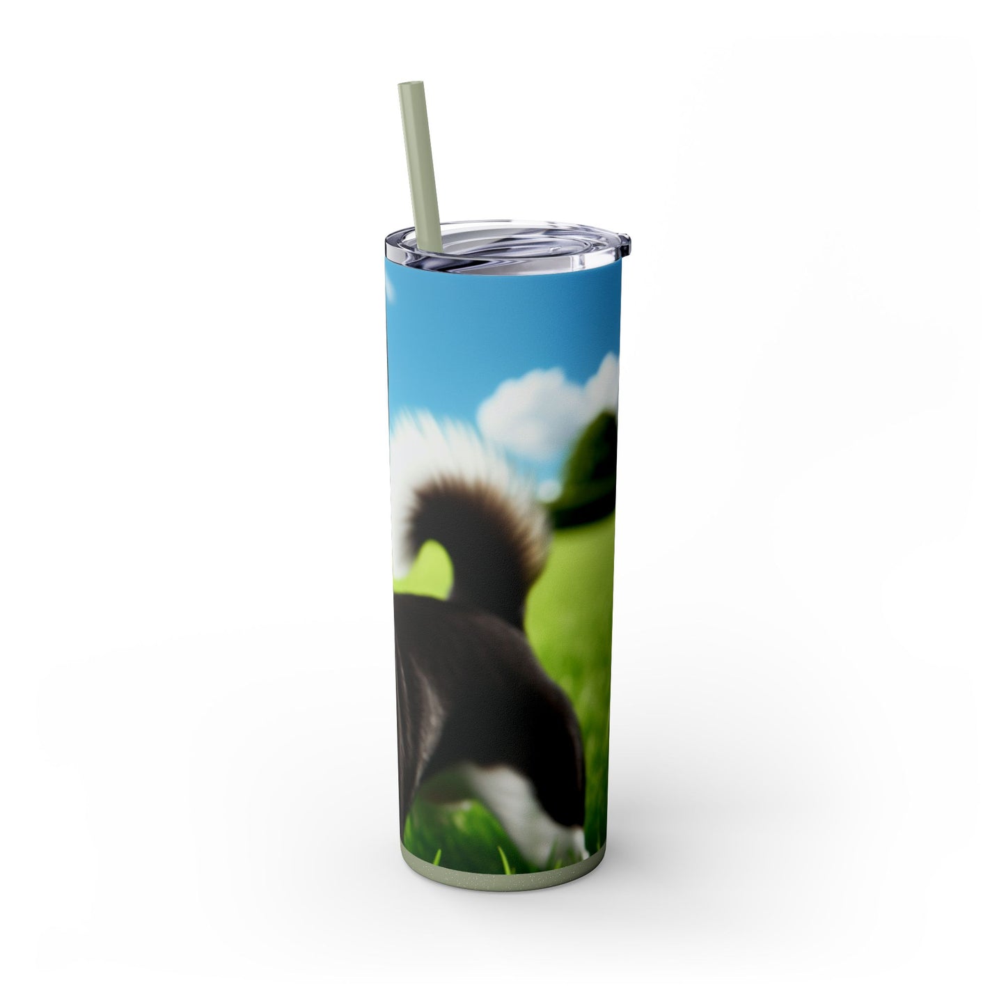 Japanese Terrier Tumbler with Straw, 20oz