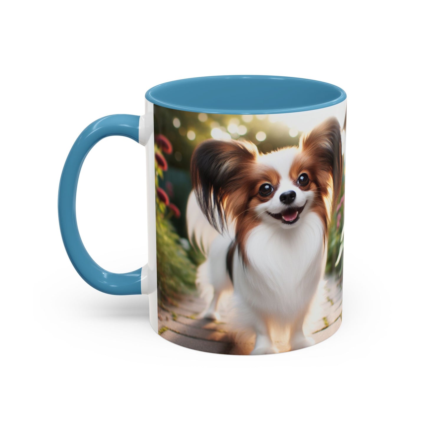Papillon Accent Coffee Mug - Perfect Gift for Dog Lovers