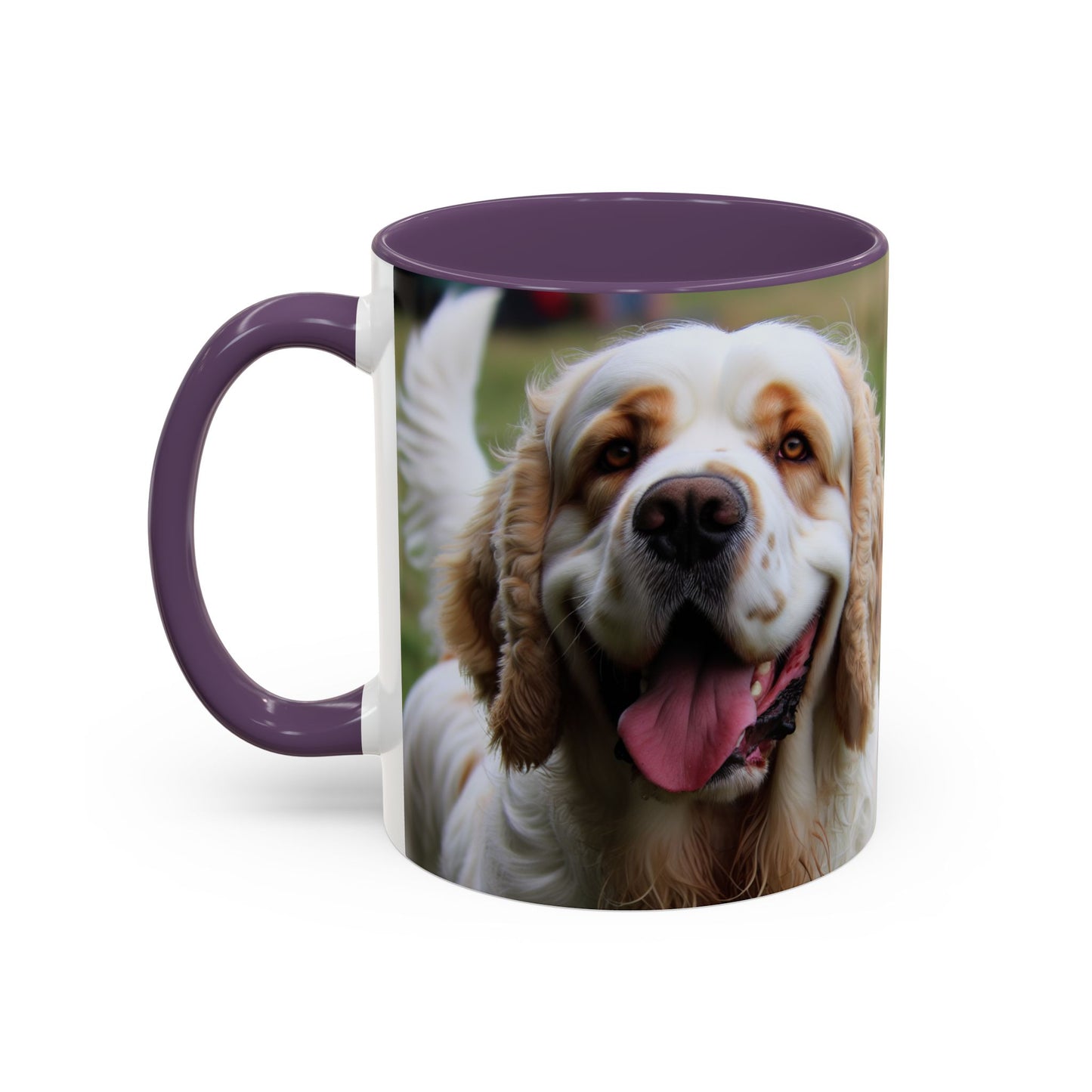 Clumber Spaniel Accent Coffee Mug - Perfect Gift for Dog Lovers