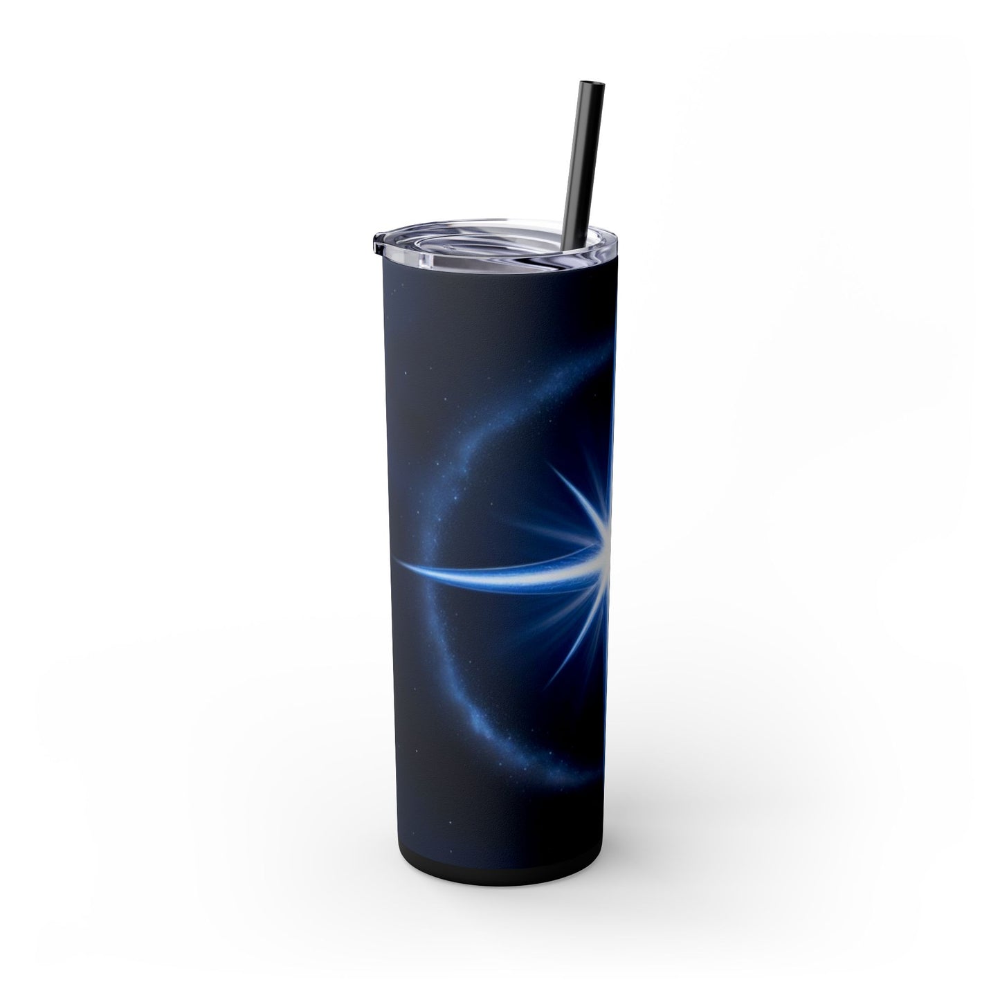 North Star Skinny Tumbler with Straw, 20oz
