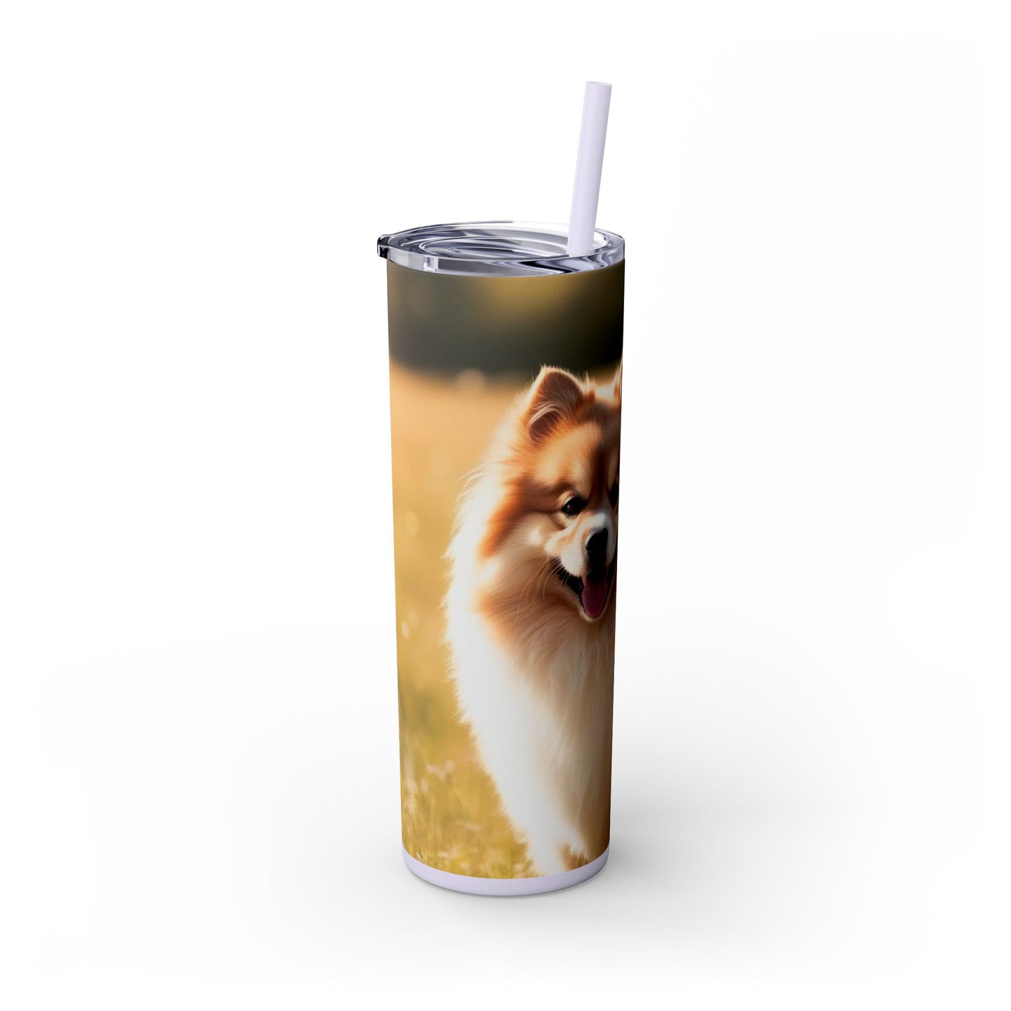 Keeshond Tumbler with Straw, 20oz
