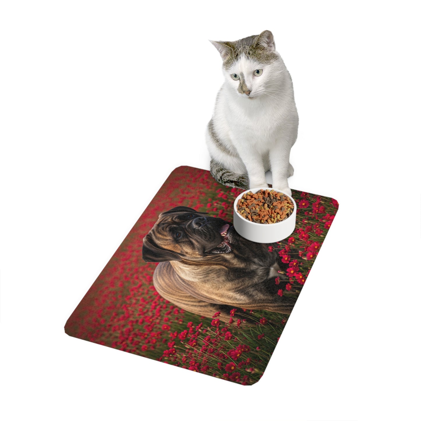 Pet Food Mat (12x18) - Bullmastiff