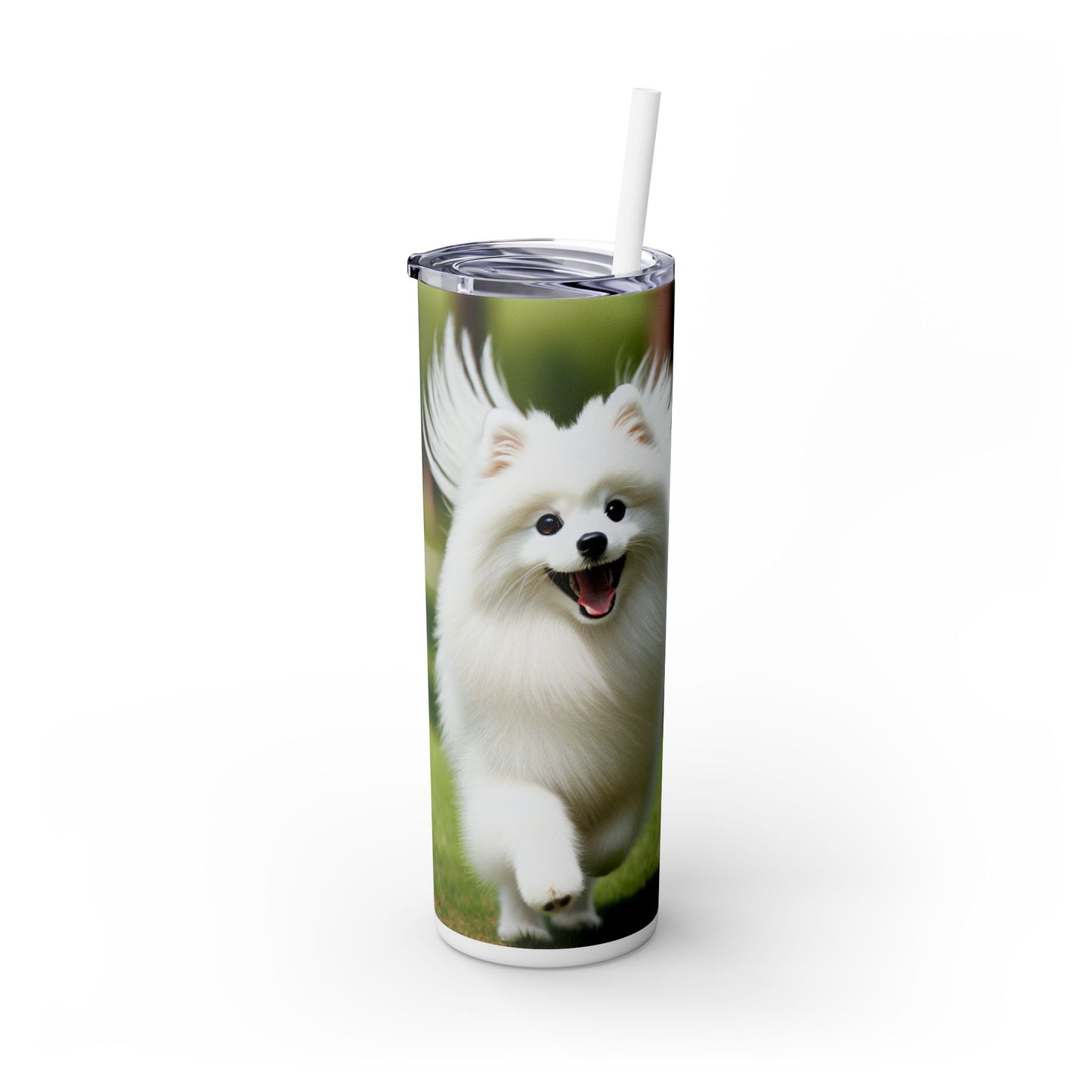 Japanese Spitz Tumbler with Straw, 20oz