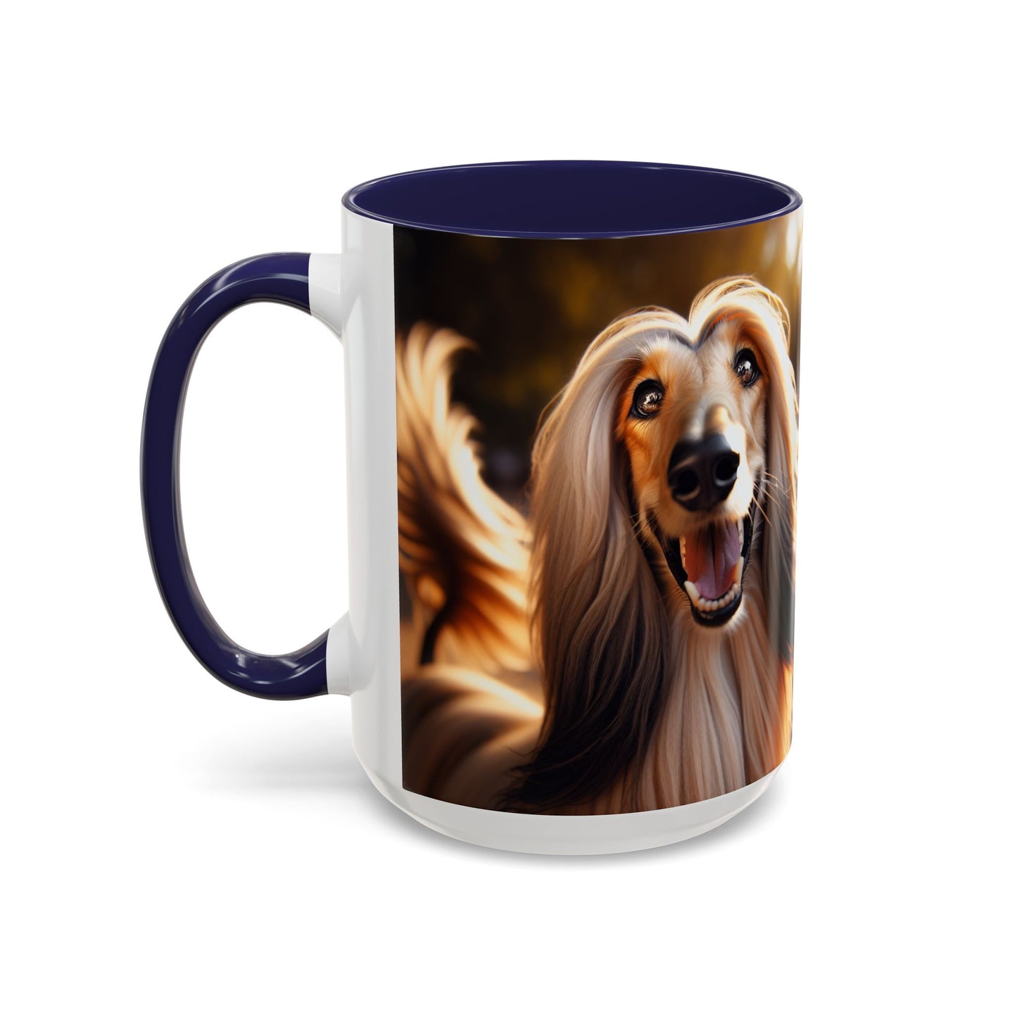 Afghan Hound Accent Coffee Mug - Perfect Gift for Dog Lovers