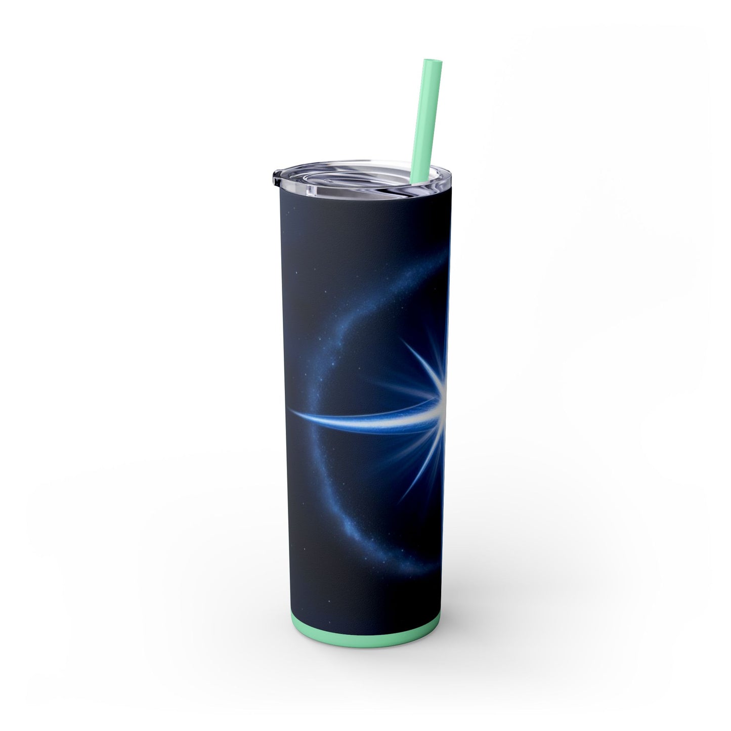 North Star Skinny Tumbler with Straw, 20oz